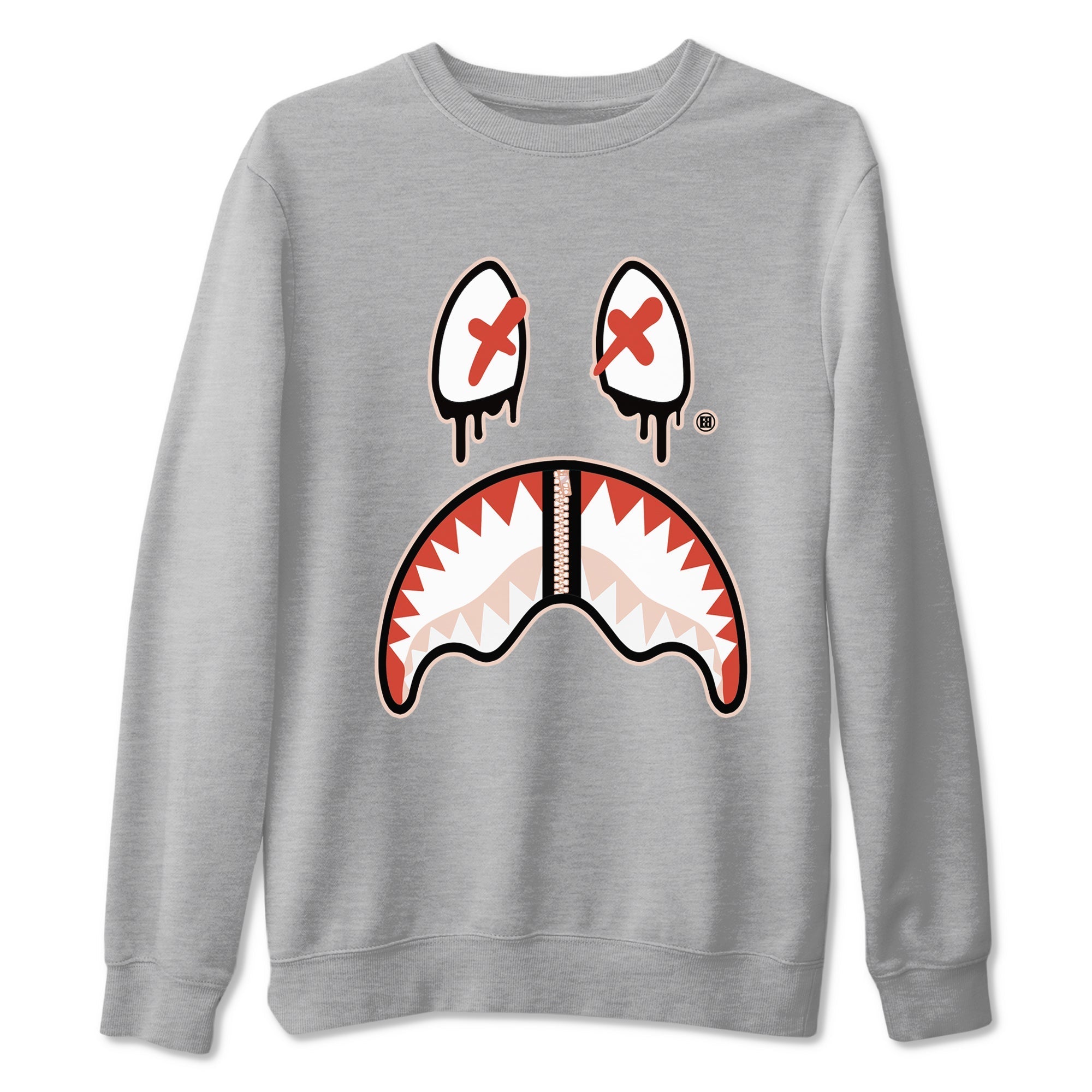 Shark Face snkmatch Tees - Air Jordan 13 Dune Red