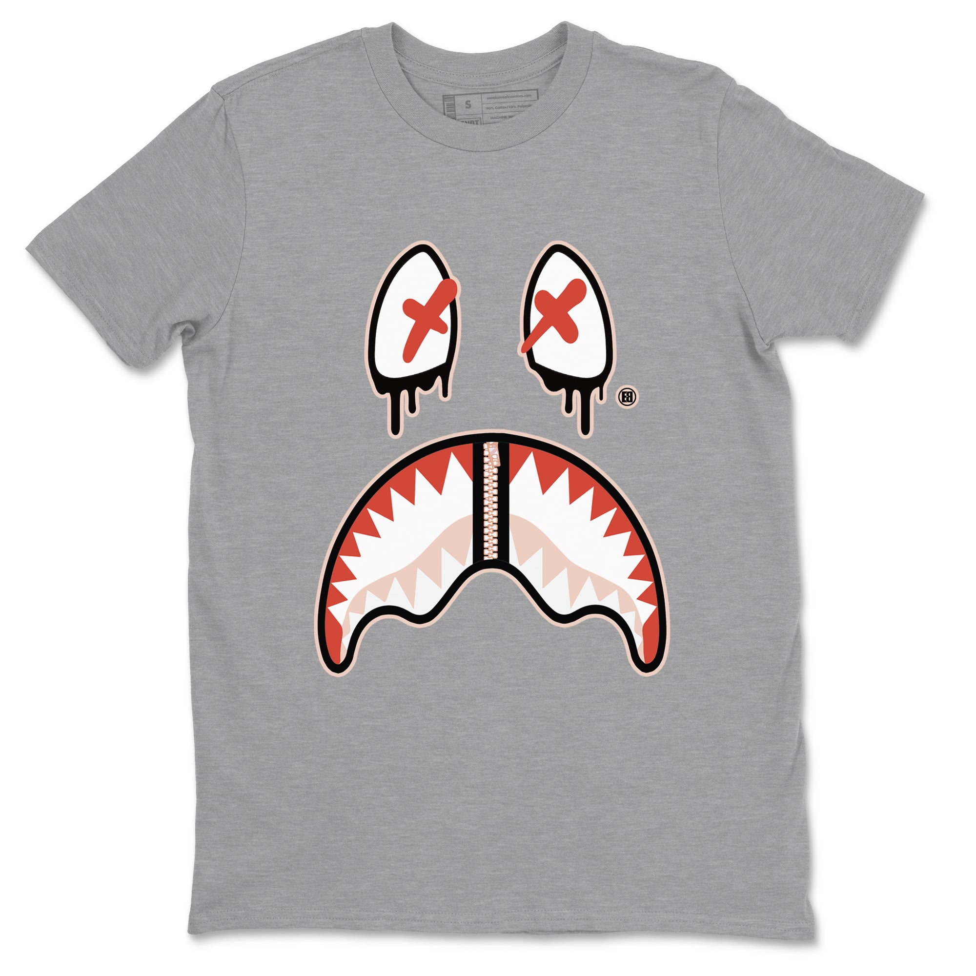 Shark Face snkmatch Tees - Air Jordan 13 Dune Red