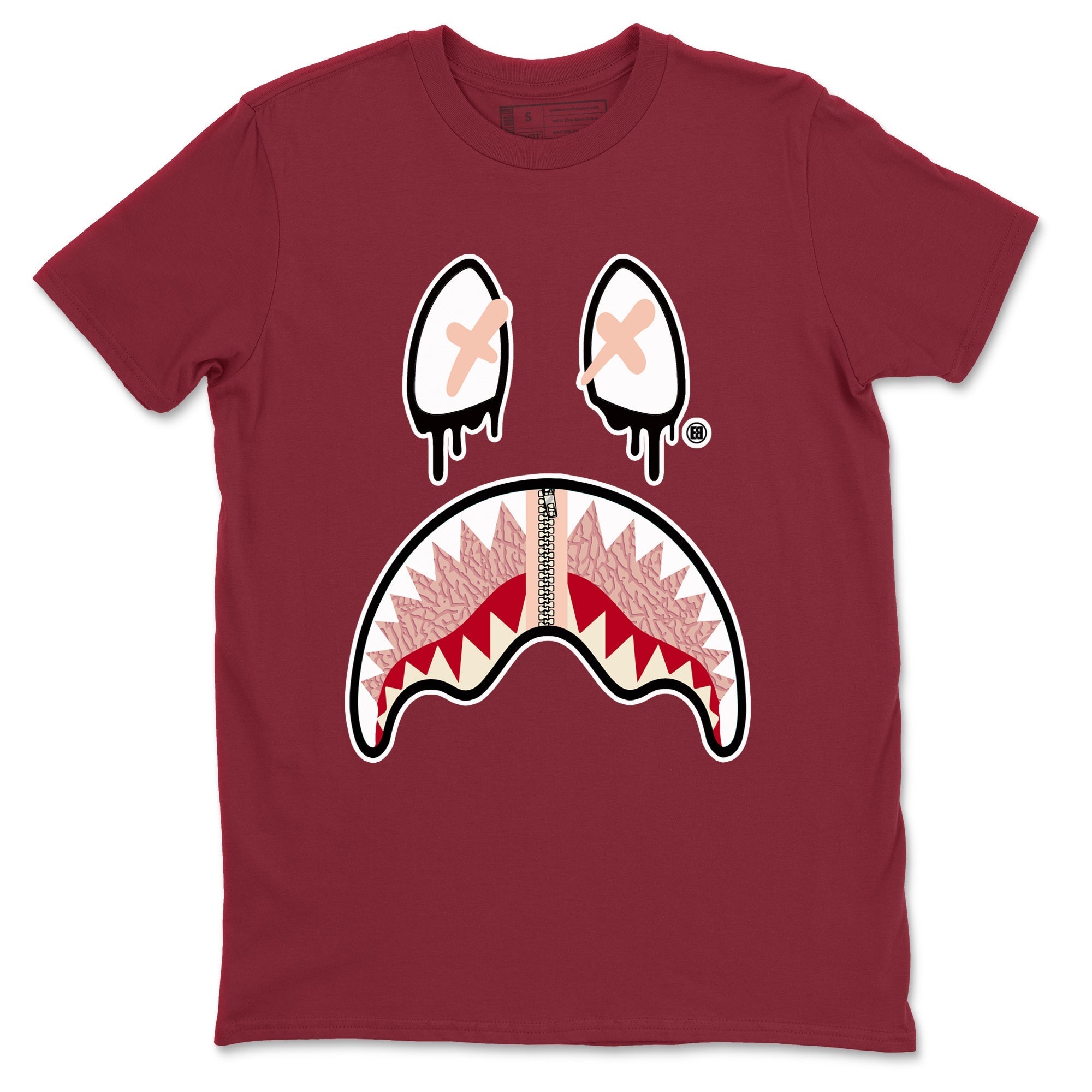 Shark Face snkmatch Tees - Air Jordan 3 Valentines Day