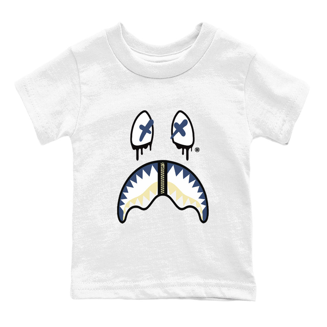 Shark Face snkmatch Tee Kids - Air Jordan 5 A Ma Maniere x Photon Dust