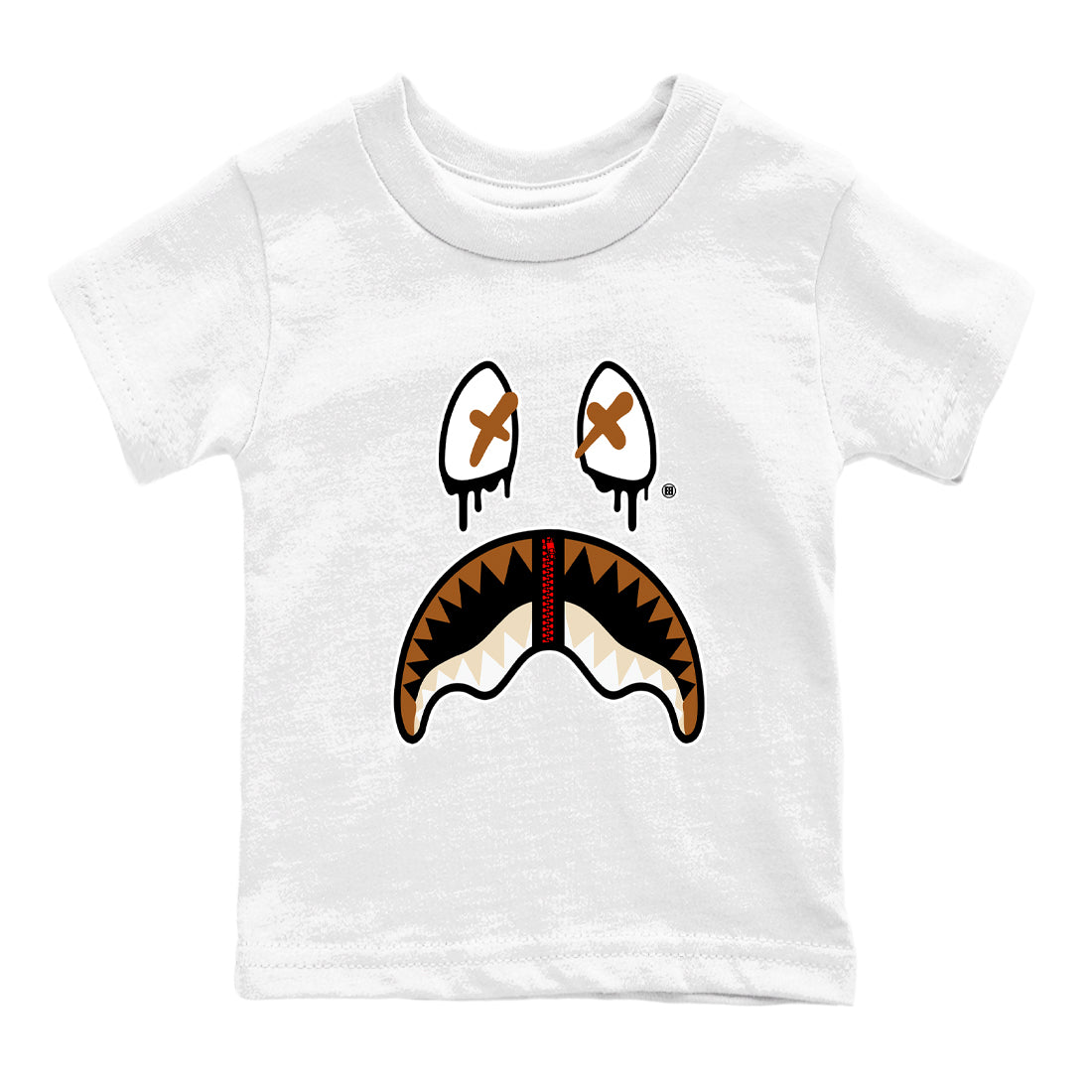 Shark Face snkmatch Tees Kids - Air Jordan 5 Archaeo Brown