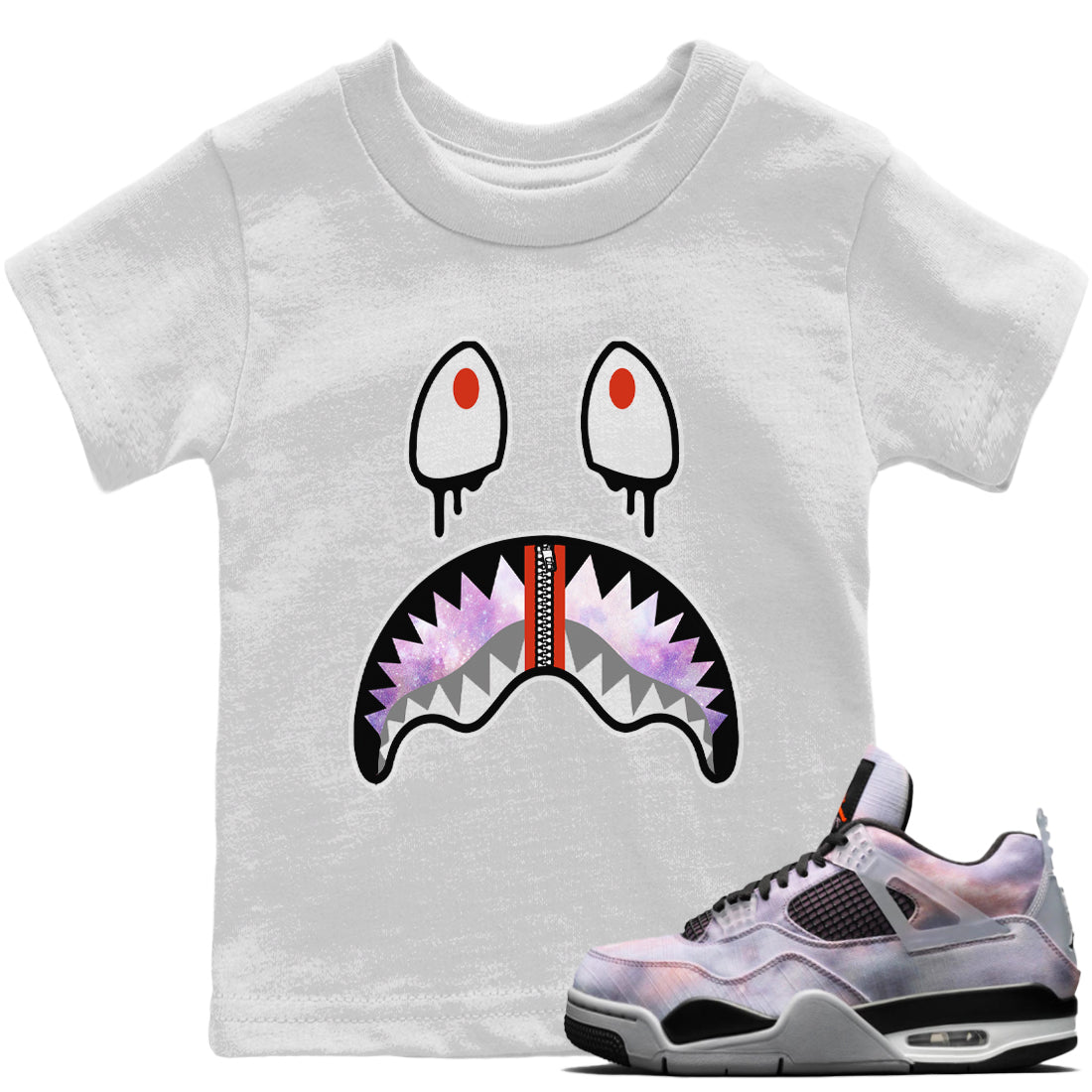 Shark Face Kids Tops - Air Jordan 4 Zen Master