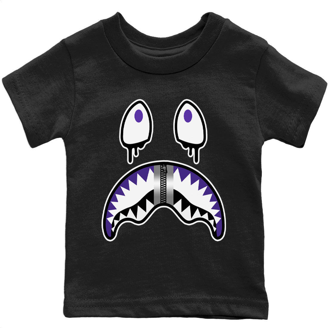 Shark Face Kids Tops - Air Jordan 5 Concord