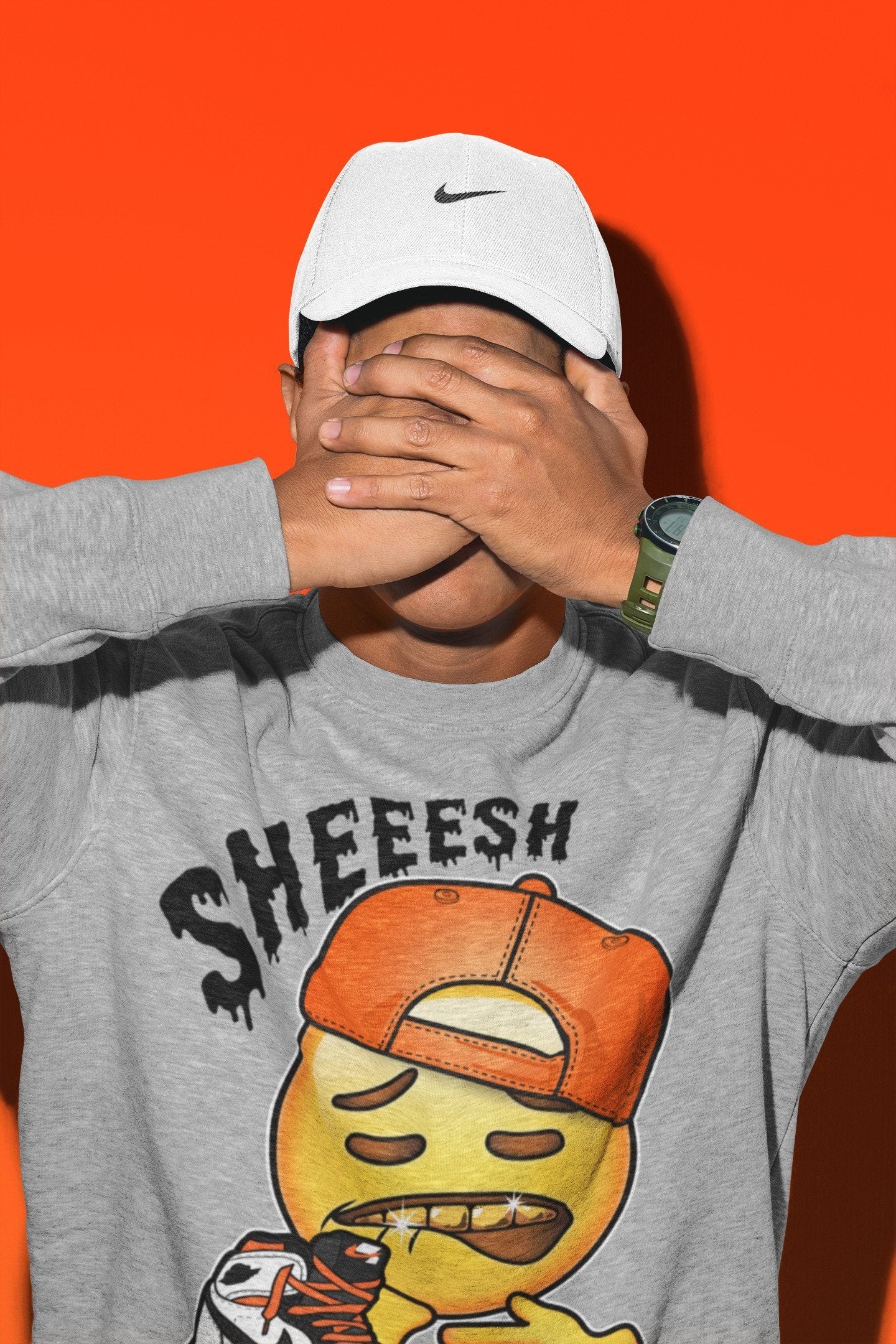 Sheesh Unisex Tops - Air Jordan 1 Electro Orange