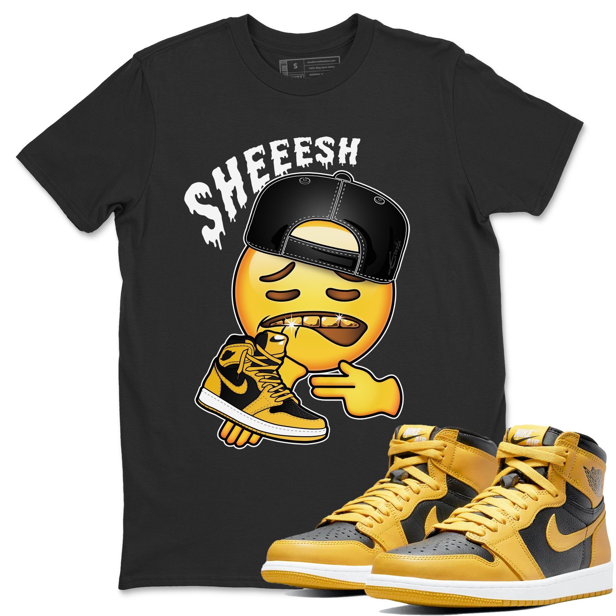 Sheesh Unisex Tops - Air Jordan 1 Pollen
