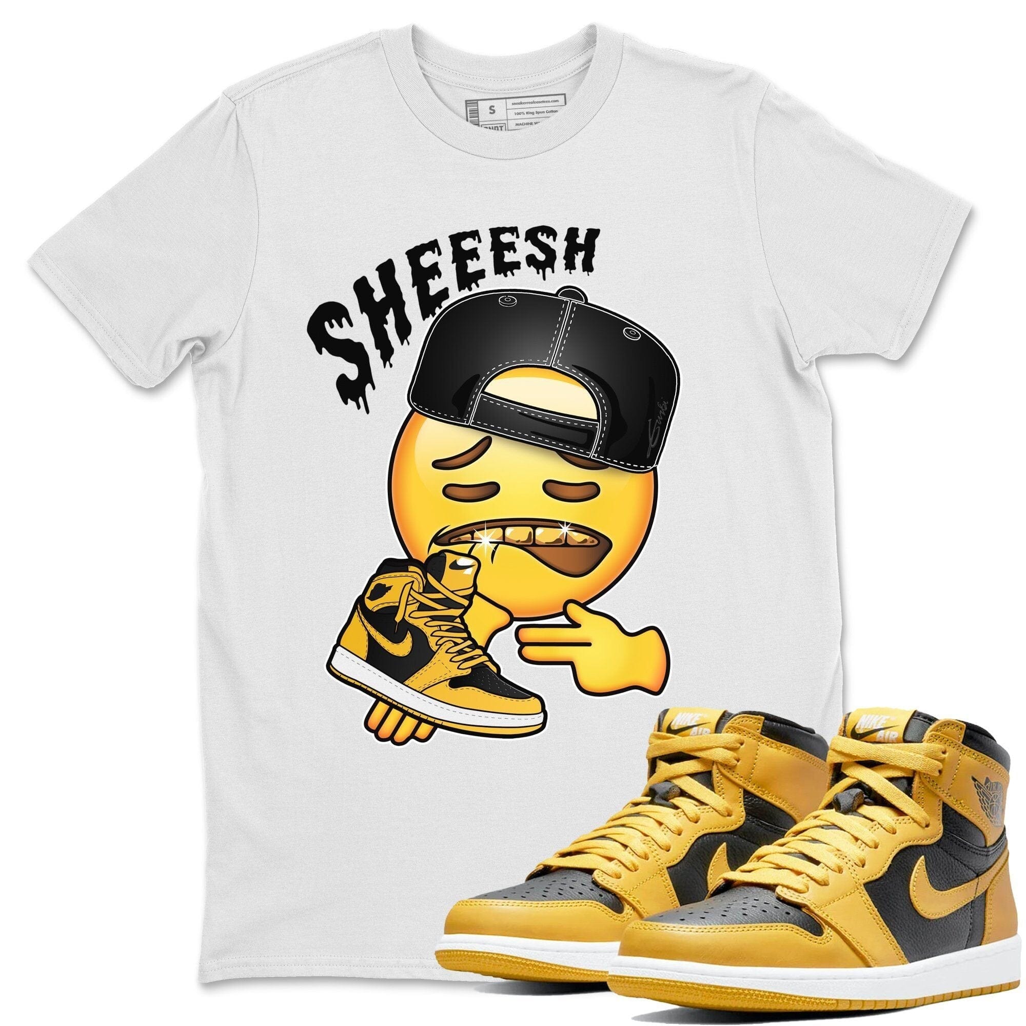 Sheesh Unisex Tops - Air Jordan 1 Pollen