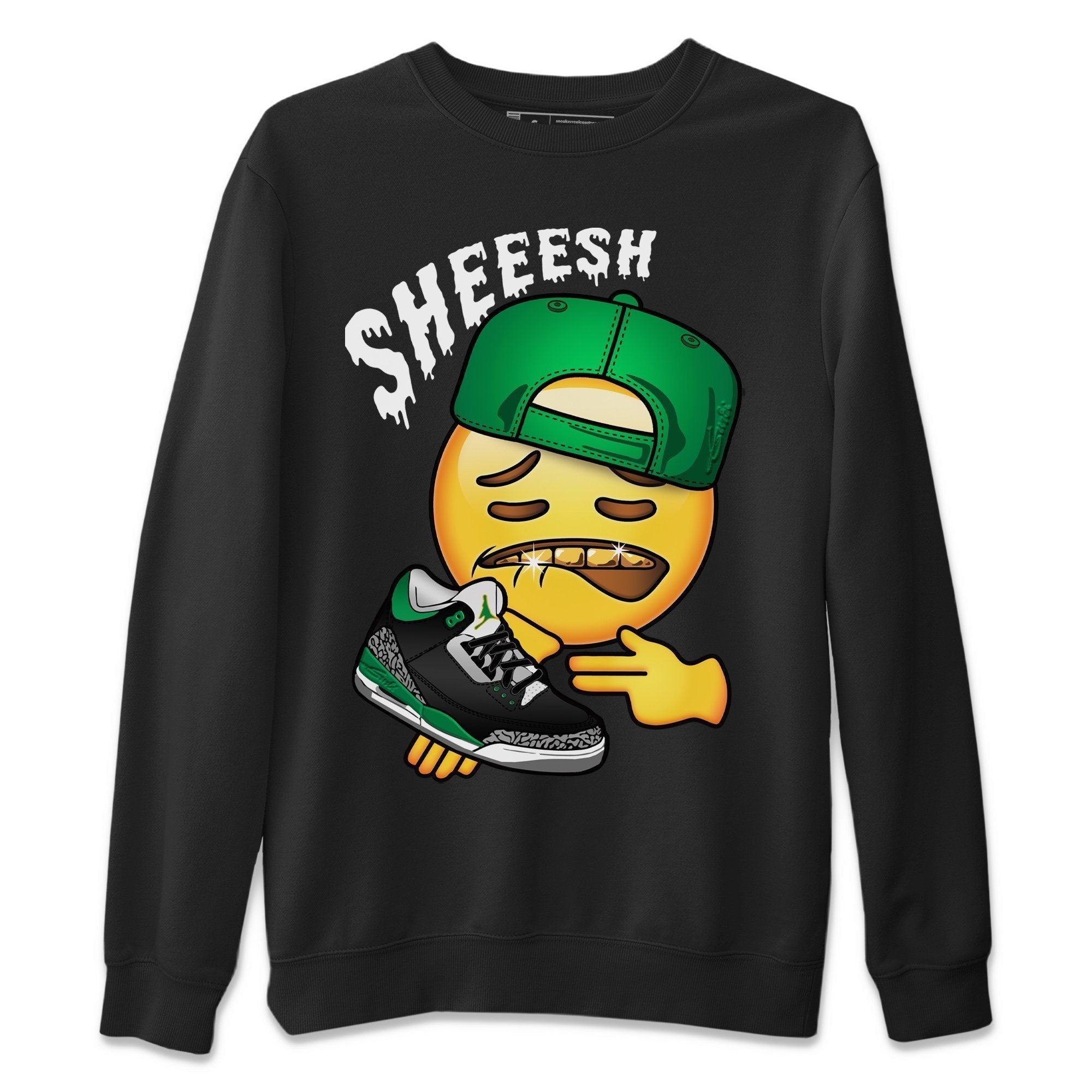 Sheesh Unisex Tops - Air Jordan 3 Pine Green