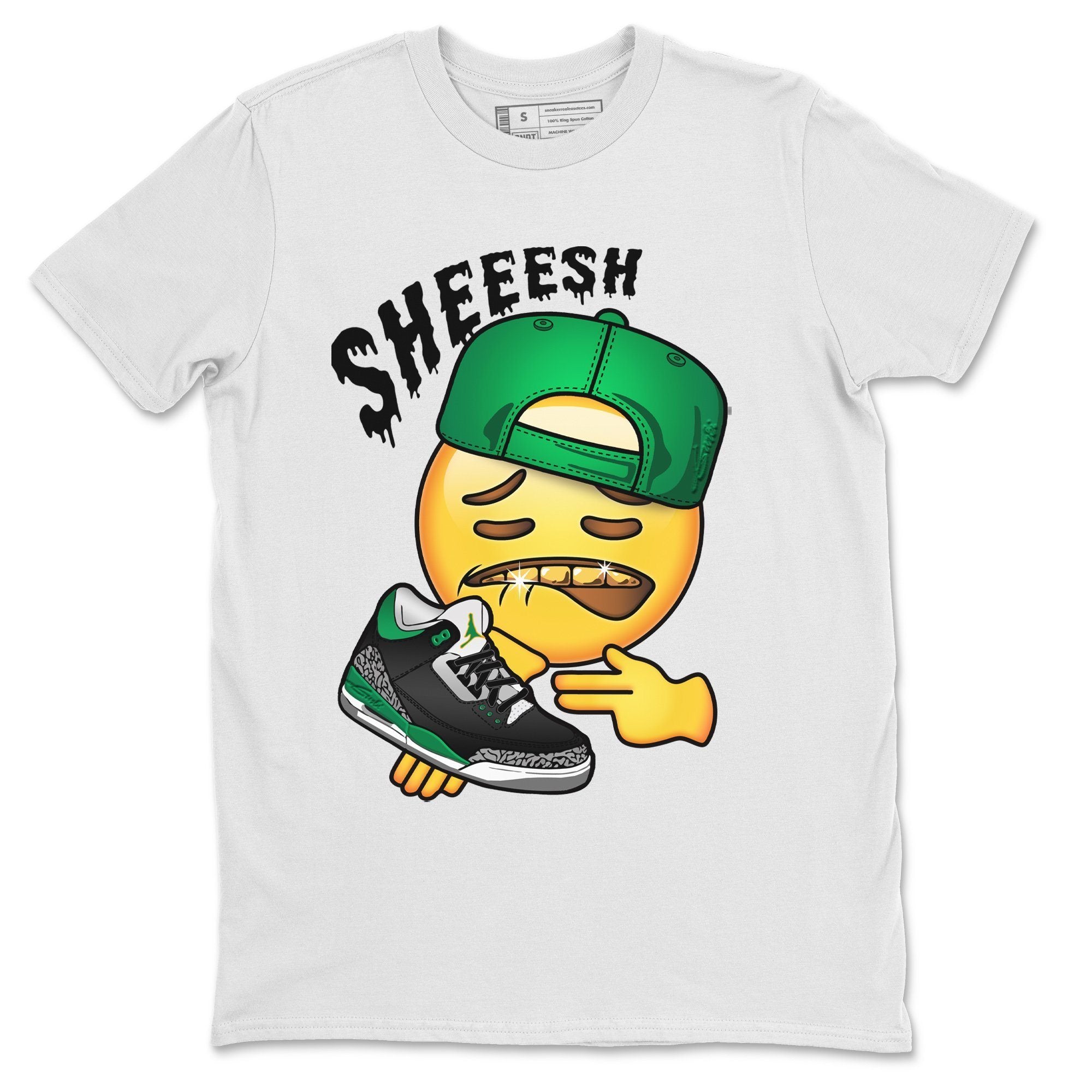Sheesh Unisex Tops - Air Jordan 3 Pine Green