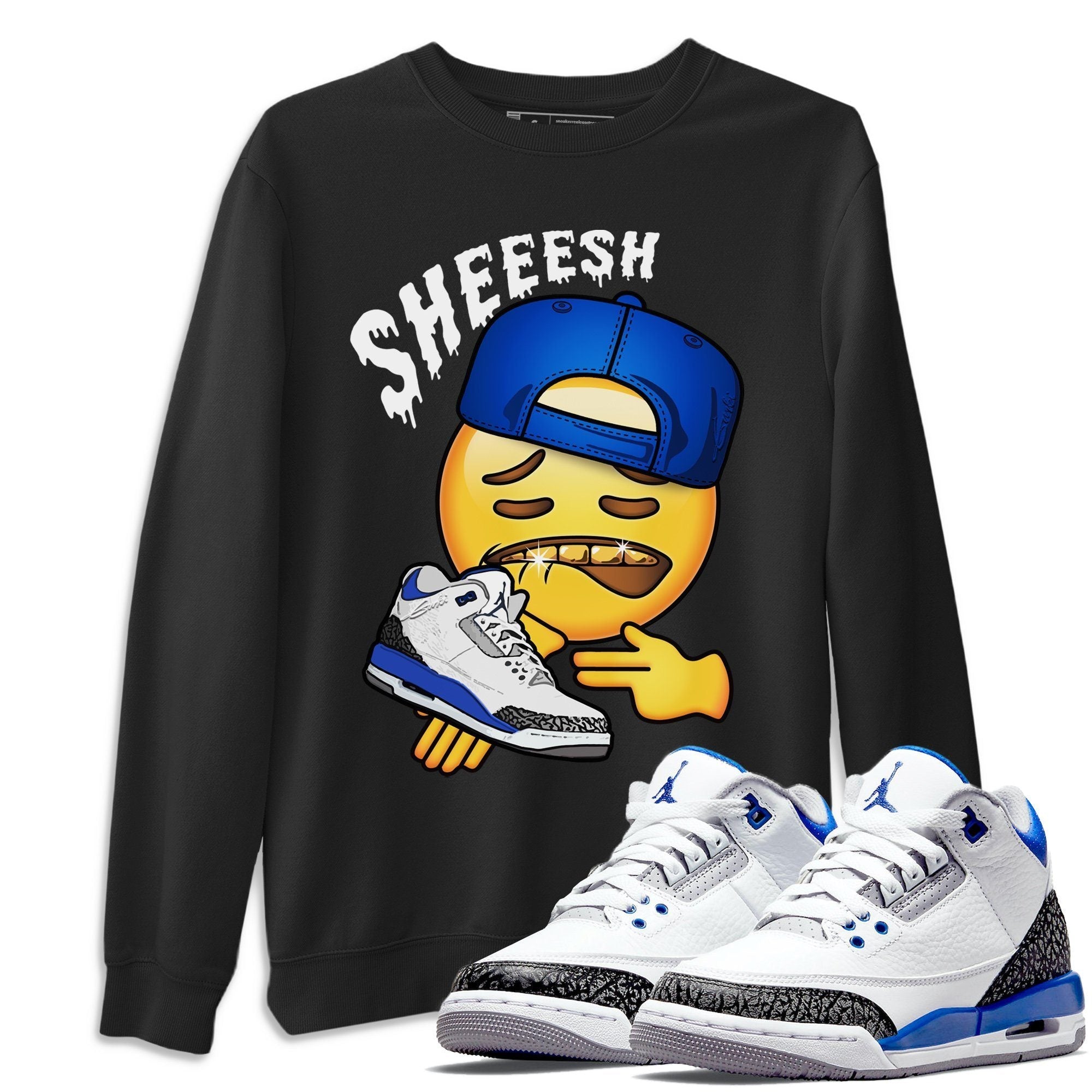 Sheesh Unisex Tops - Air Jordan 3 Racer Blue