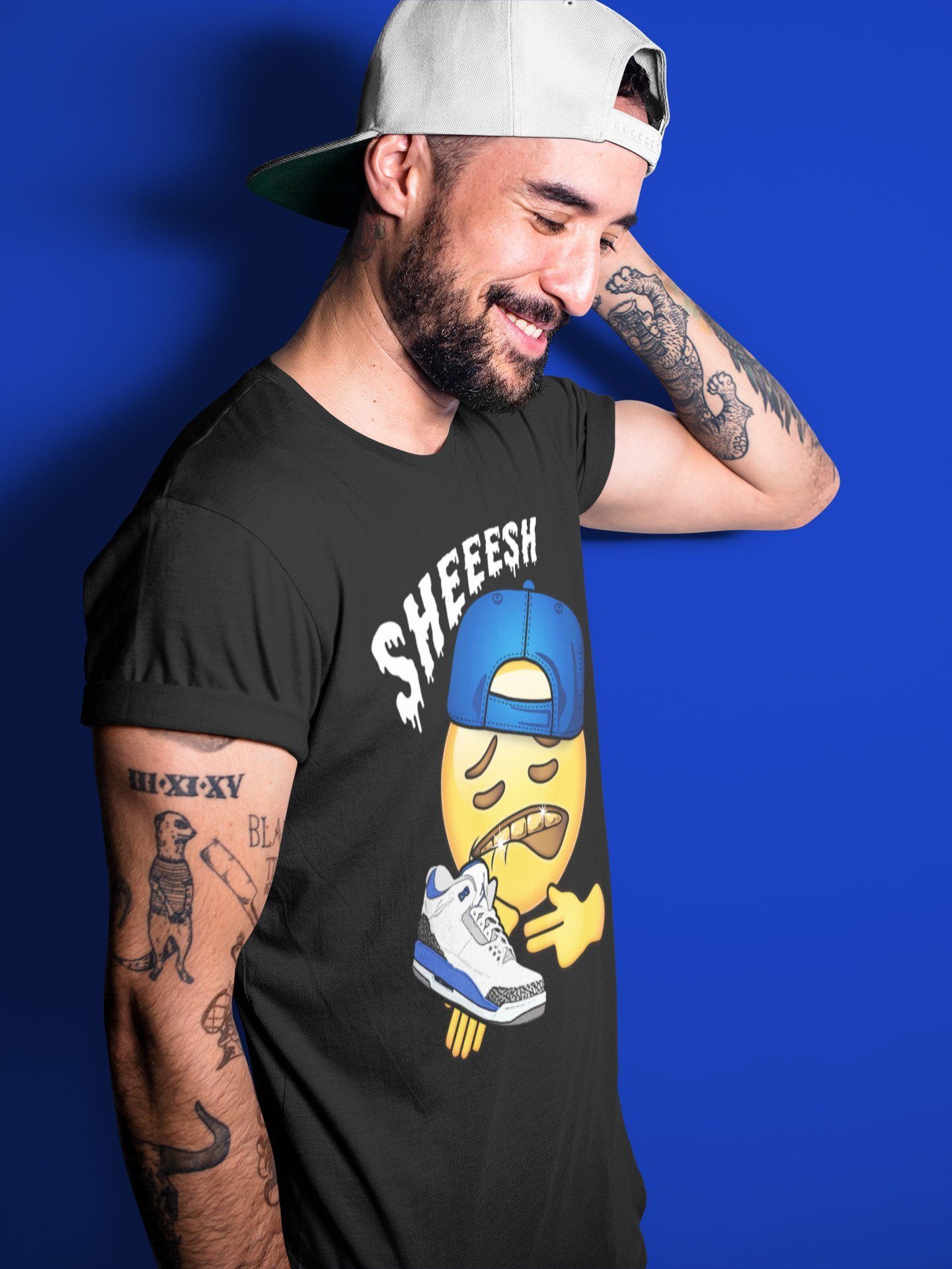 Sheesh Unisex Tops - Air Jordan 3 Racer Blue