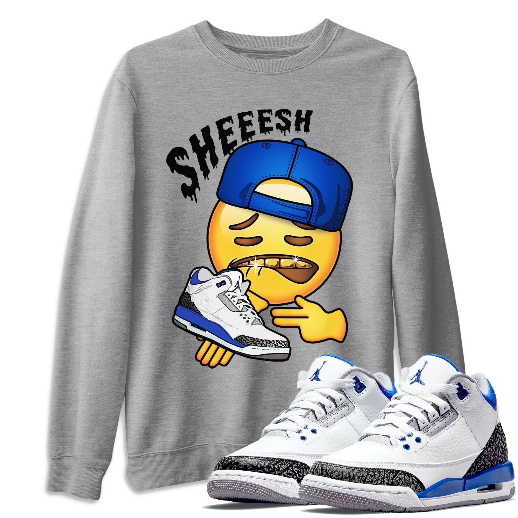Sheesh Unisex Tops - Air Jordan 3 Racer Blue