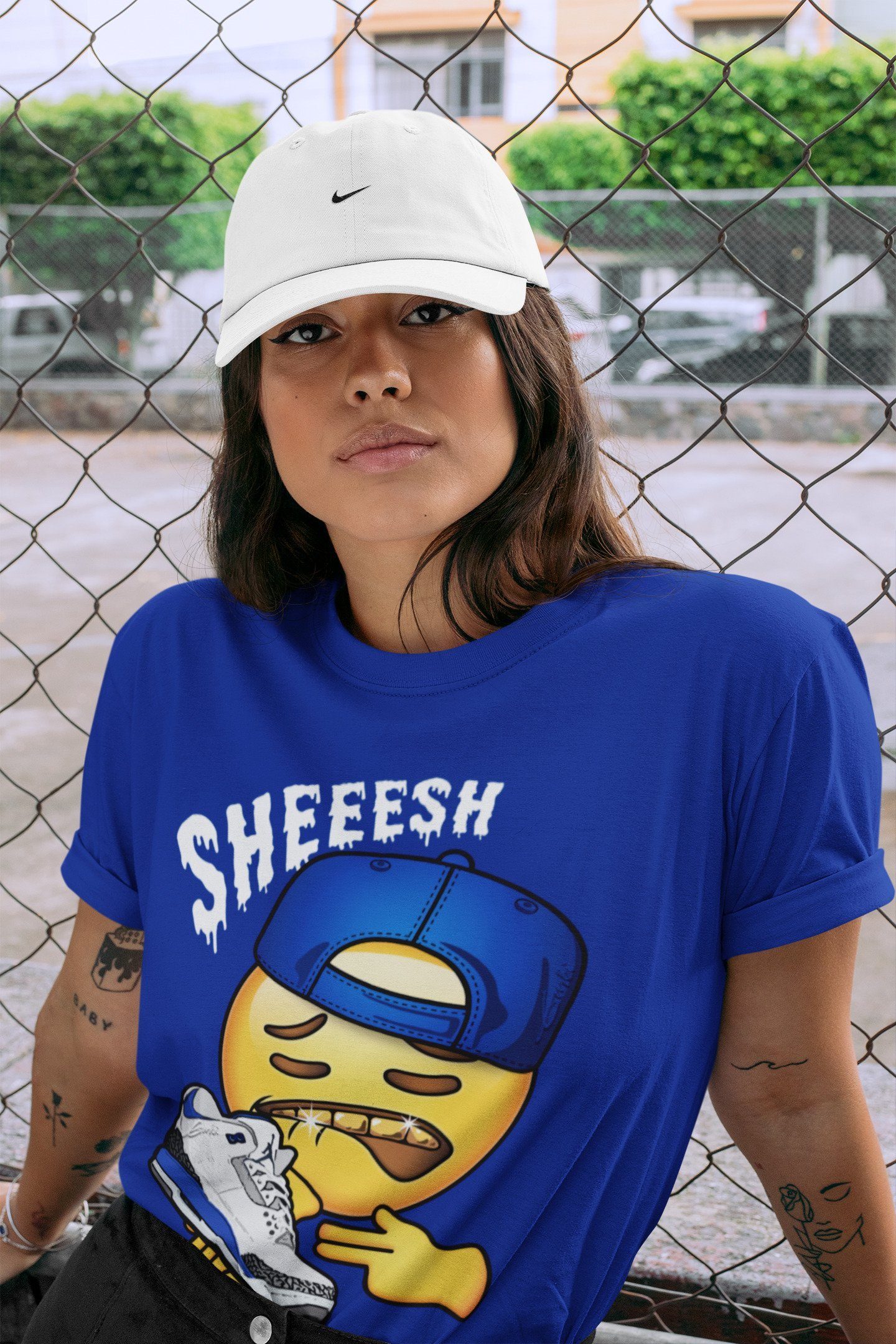Sheesh Unisex Tops - Air Jordan 3 Racer Blue