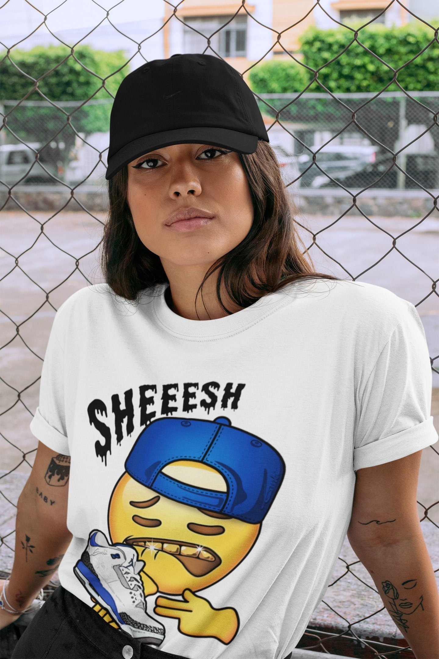 Sheesh Unisex Tops - Air Jordan 3 Racer Blue