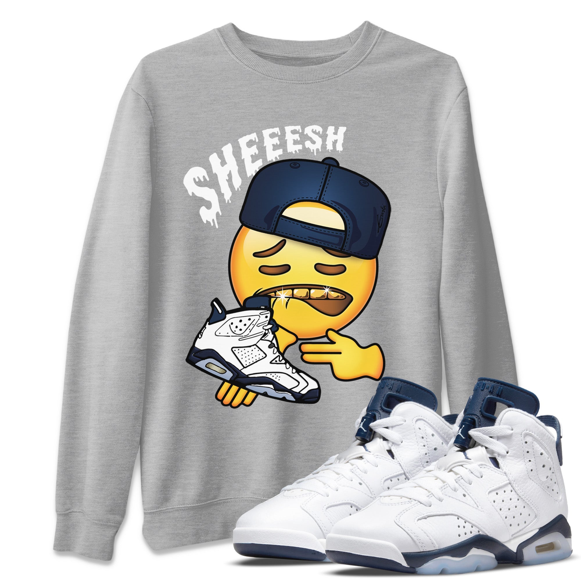 Sheesh Unisex Tops - Air Jordan 6 Midnight Navy