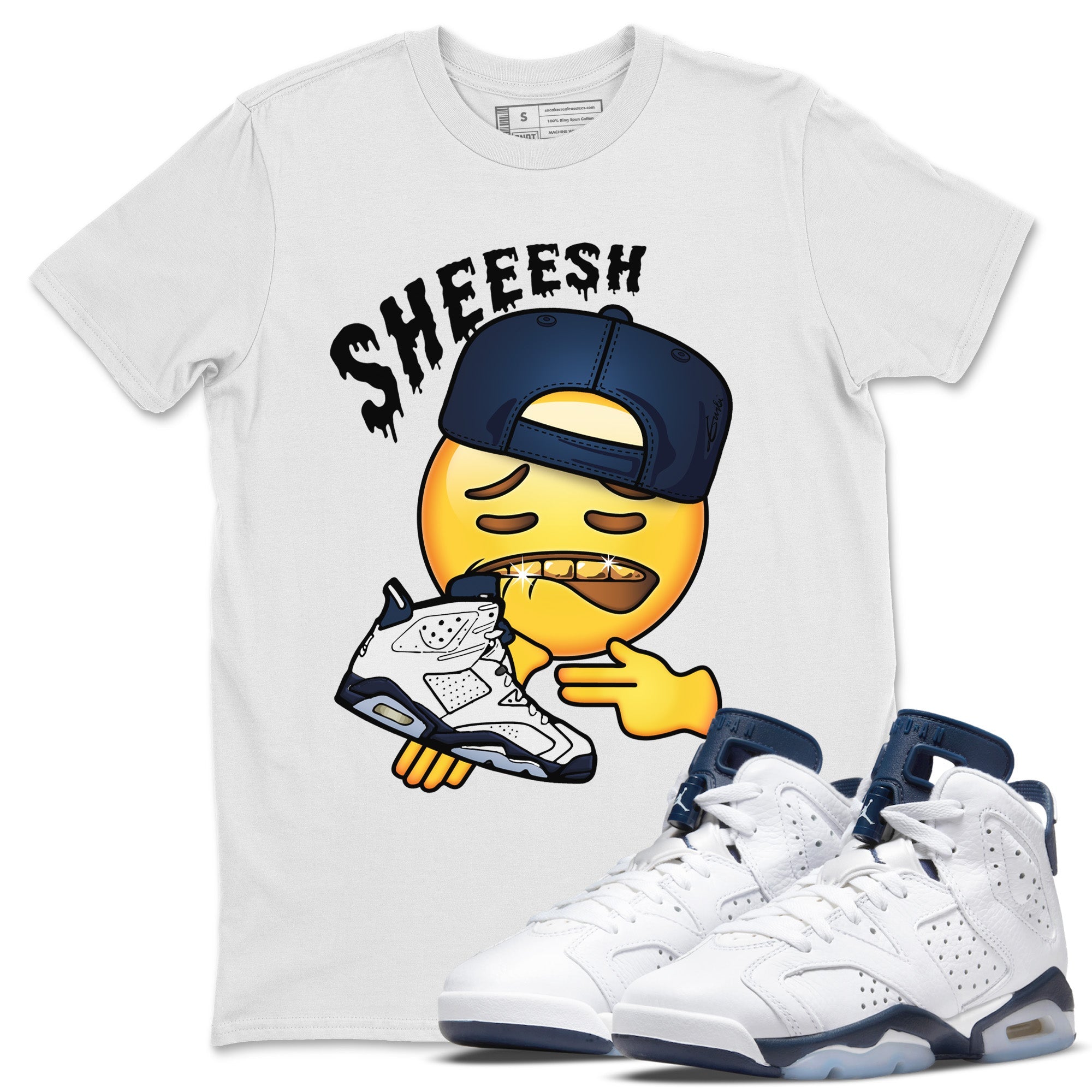 Sheesh Unisex Tops - Air Jordan 6 Midnight Navy