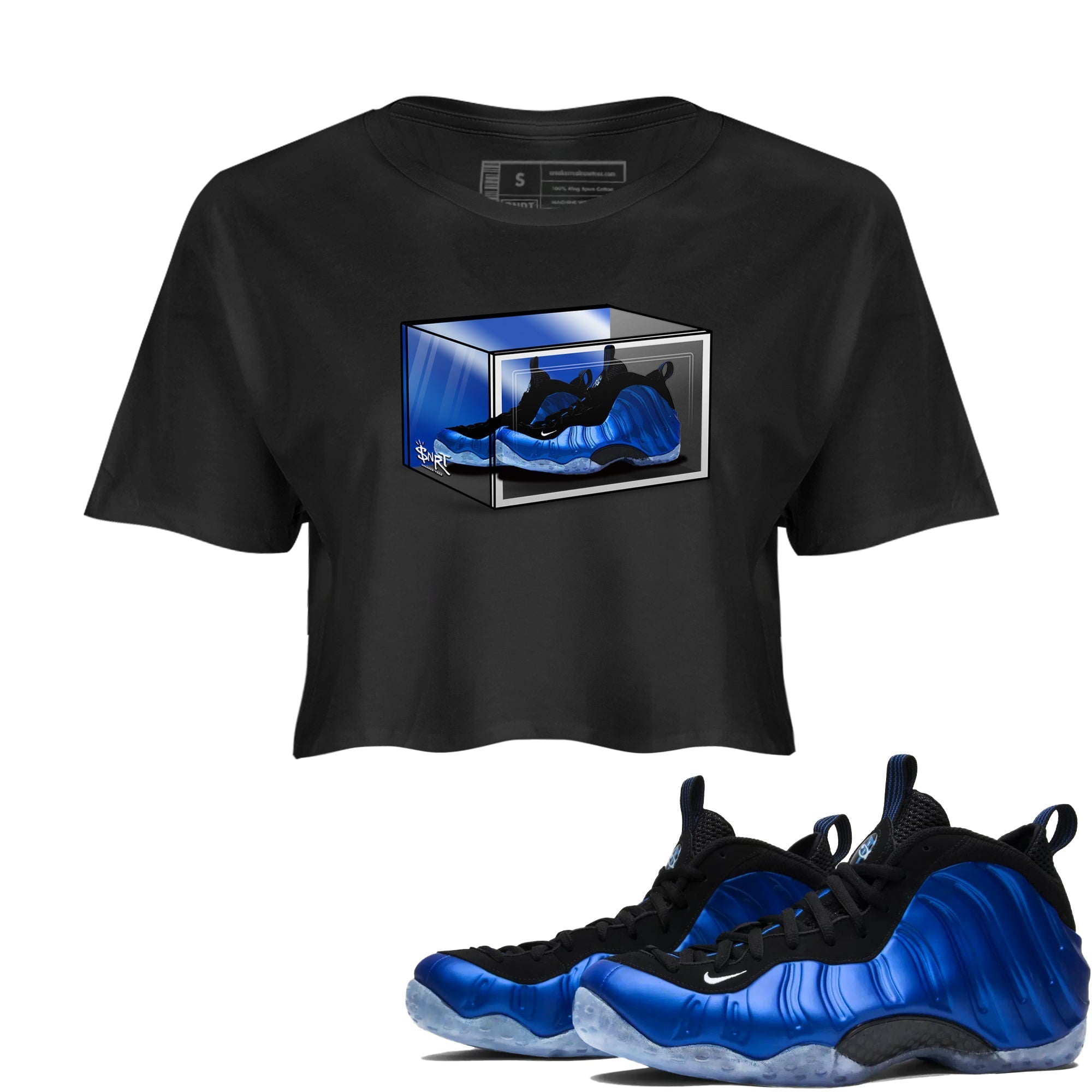 Shoe Box snkmatch Women's Top - Air Foamposite One Royal