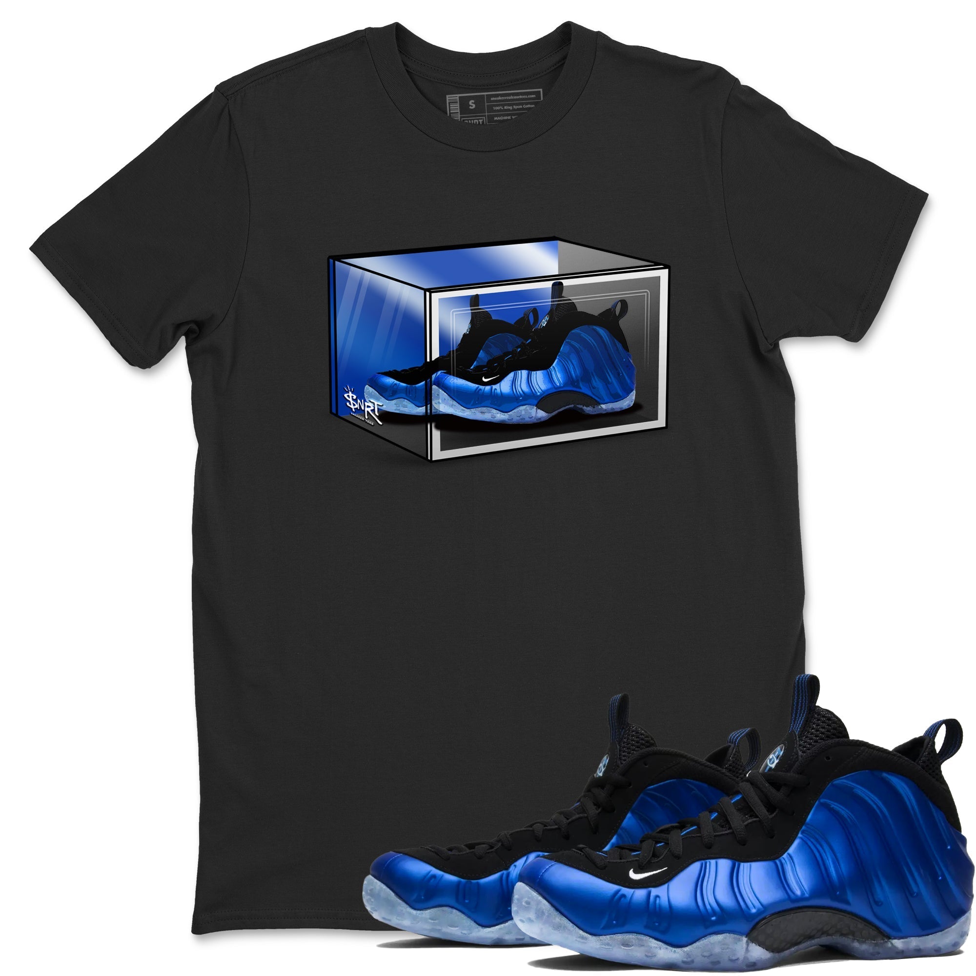 Shoe Box snkmatch Tees - Air Foamposite One Royal