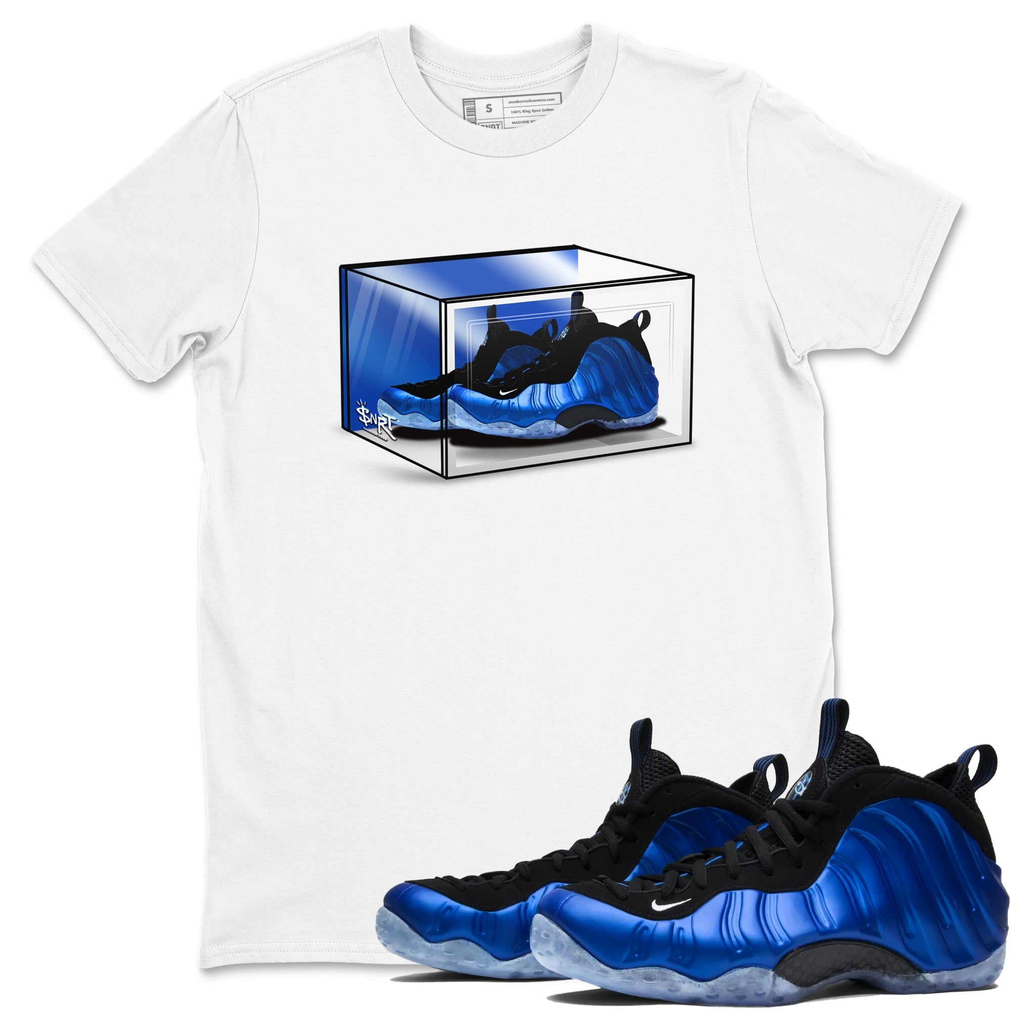 Shoe Box snkmatch Tees - Air Foamposite One Royal