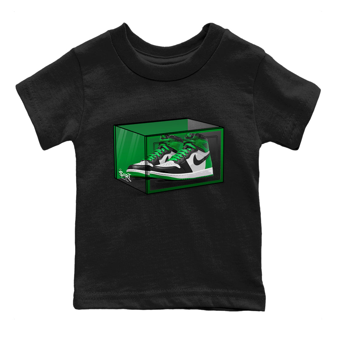 Shoe Box Kids Tops - Air Jordan 1 Celtics