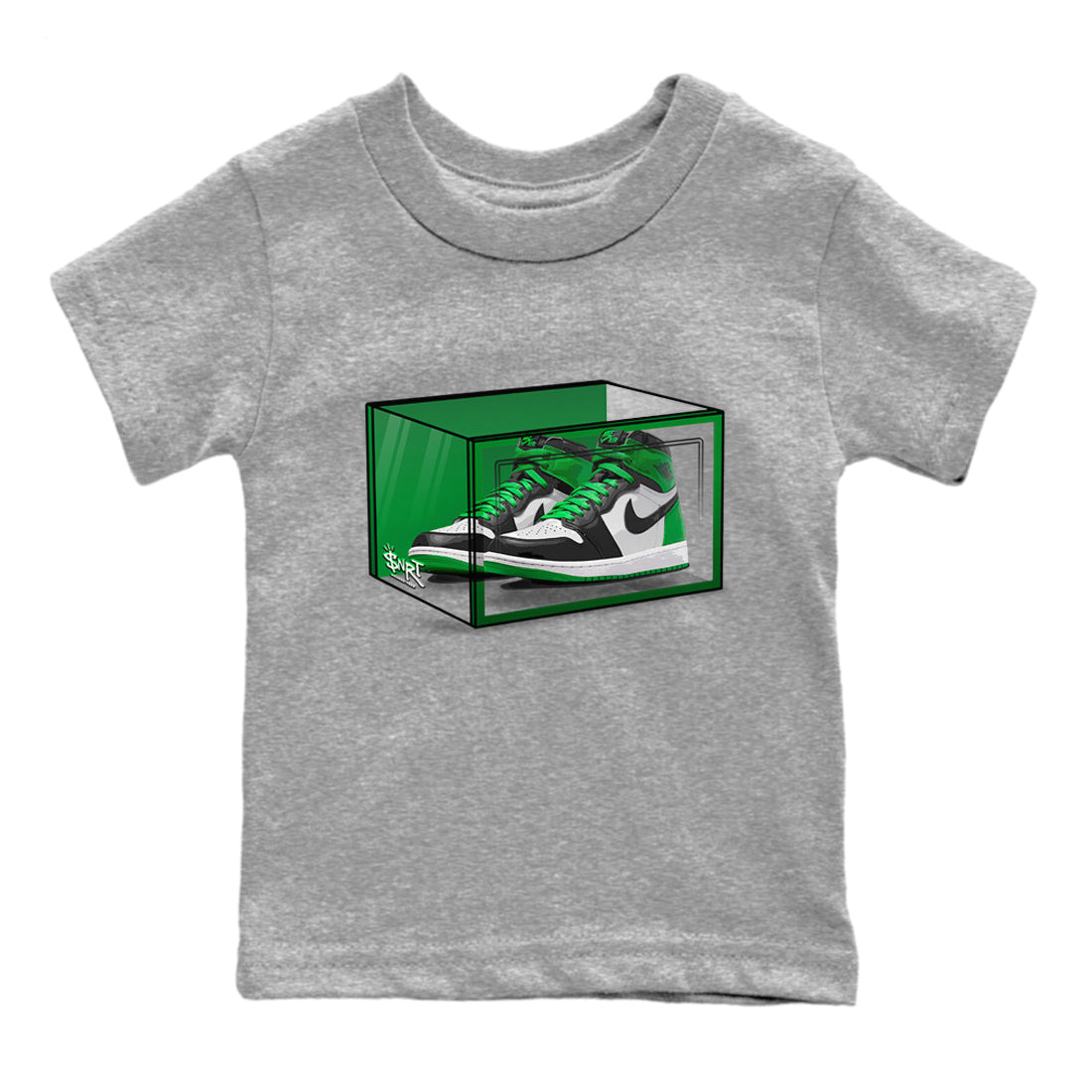Shoe Box Kids Tops - Air Jordan 1 Celtics