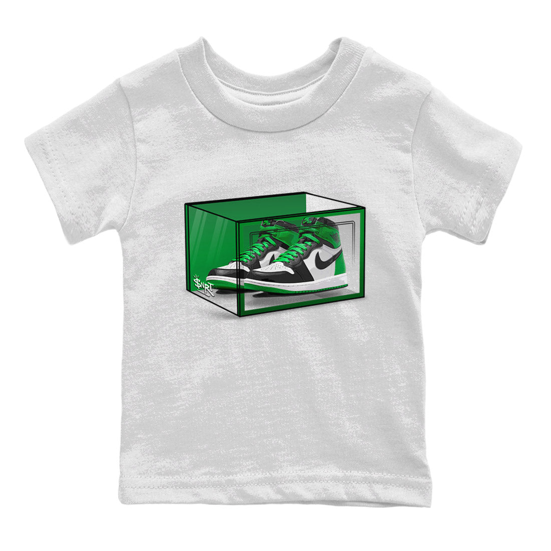 Shoe Box Kids Tops - Air Jordan 1 Celtics