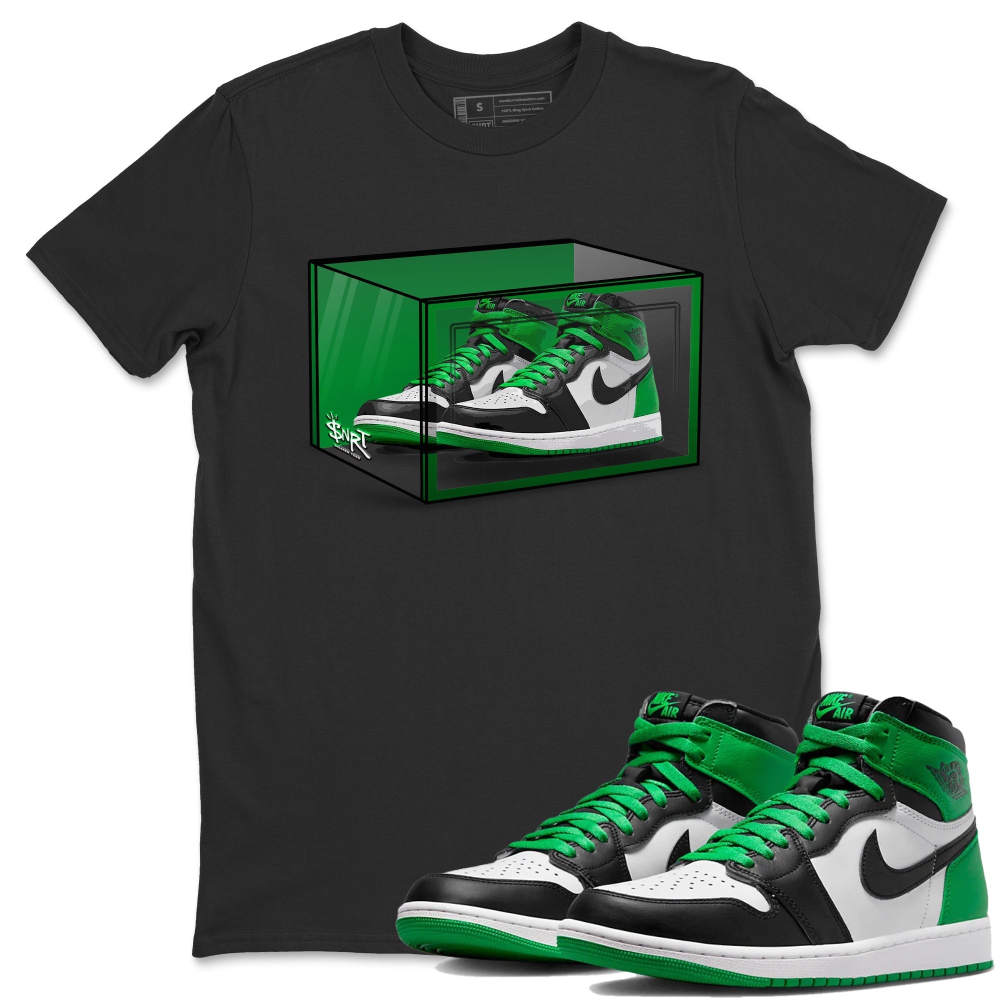 Shoe Box Unisex Tops - Air Jordan 1 Celtics