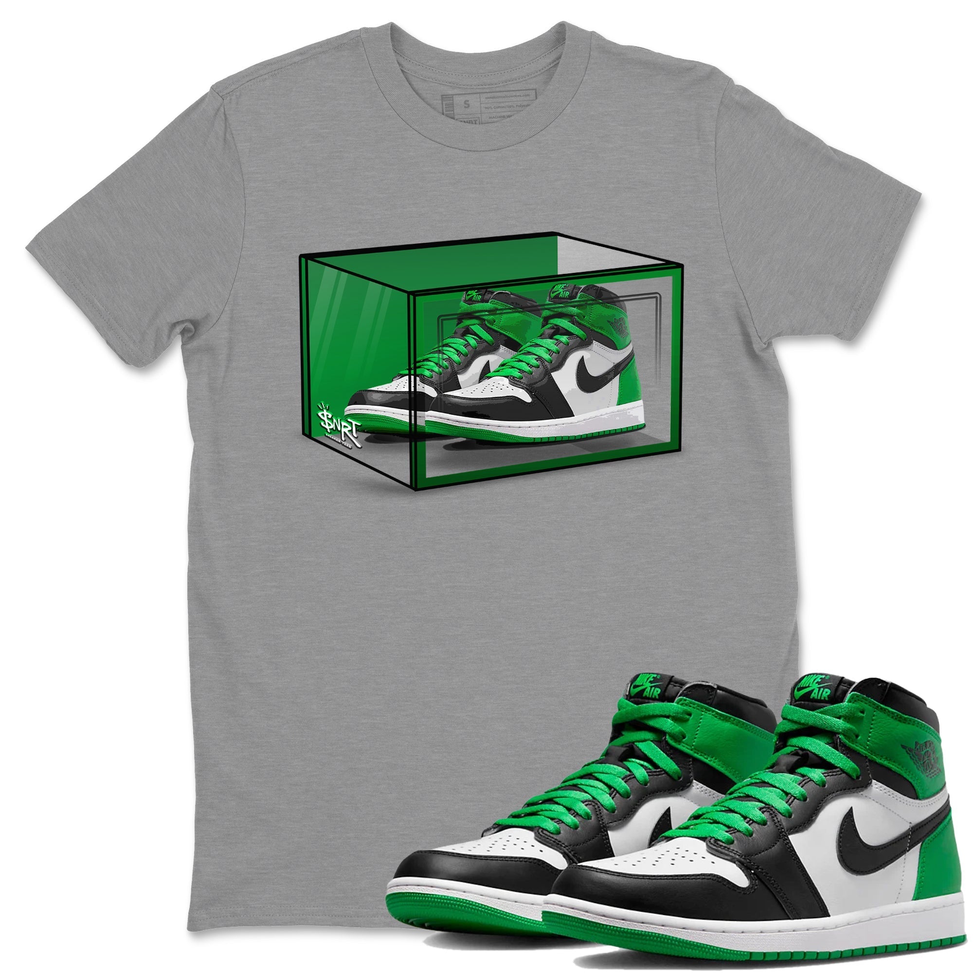 Shoe Box Unisex Tops - Air Jordan 1 Celtics