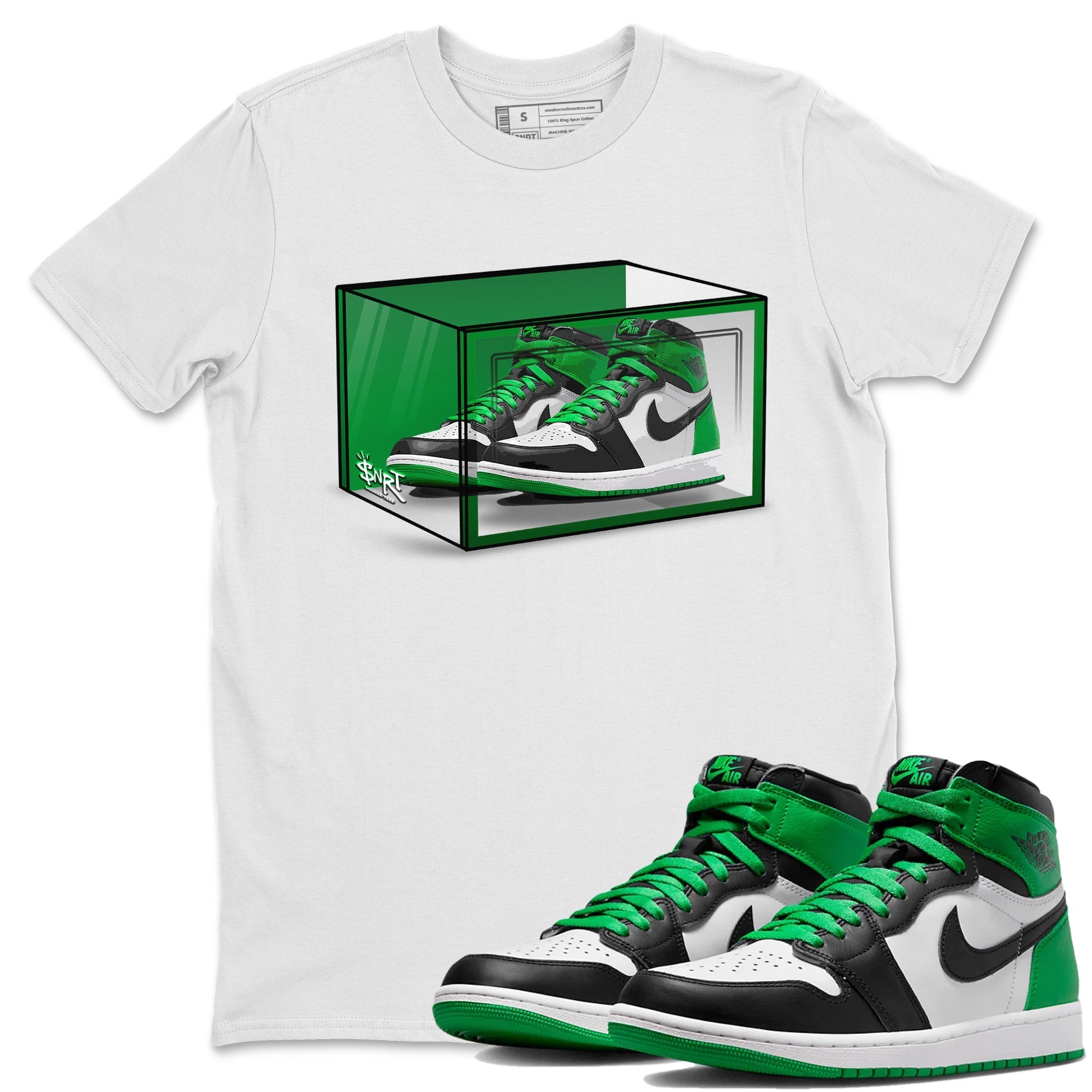 Shoe Box Unisex Tops - Air Jordan 1 Celtics