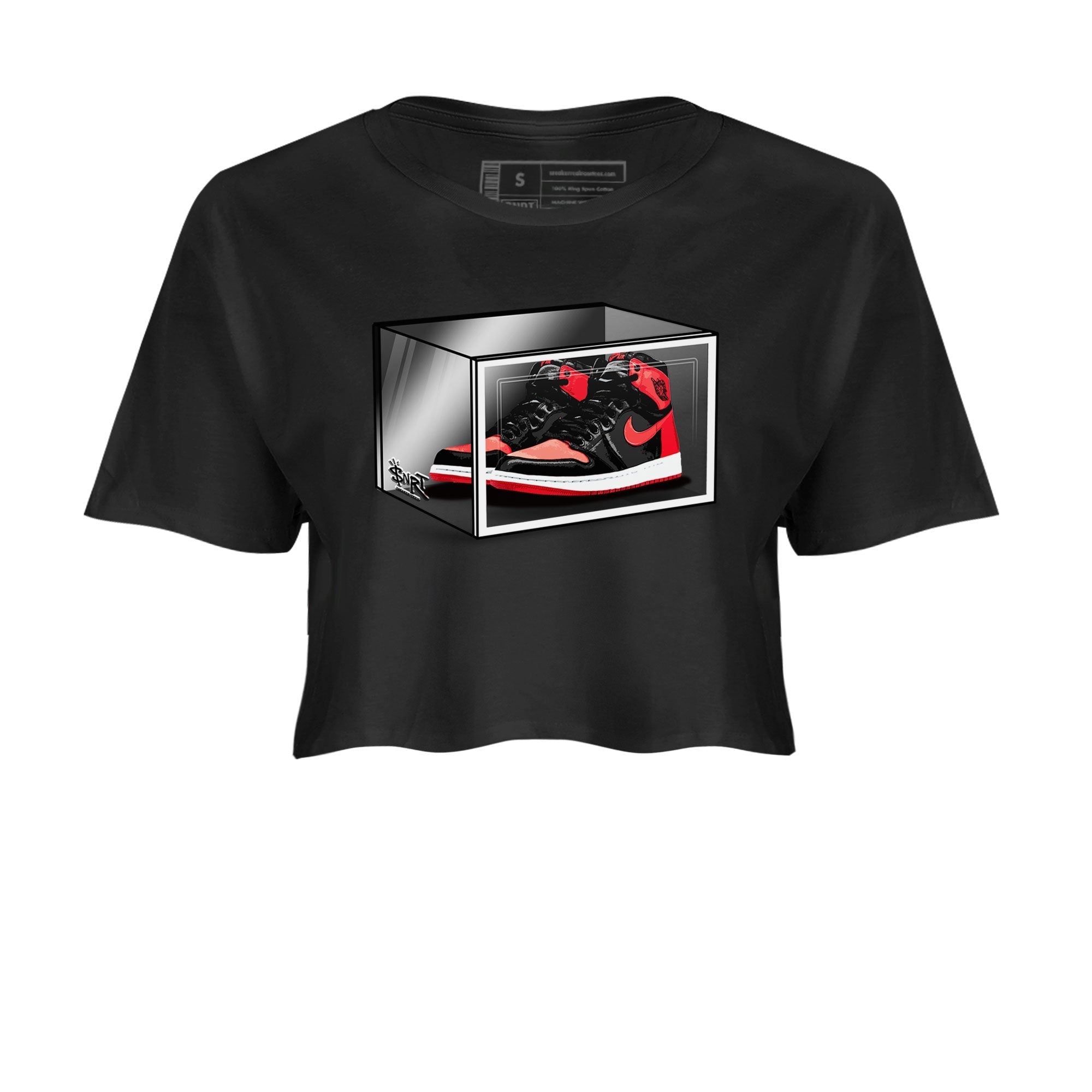 Shoe Box snkmatch Women's Top - Air Jordan 1 Satin Bred