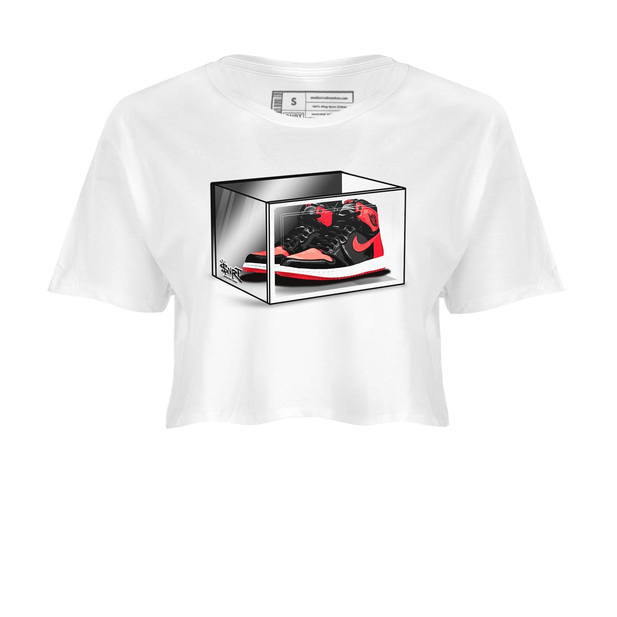Shoe Box snkmatch Women's Top - Air Jordan 1 Satin Bred