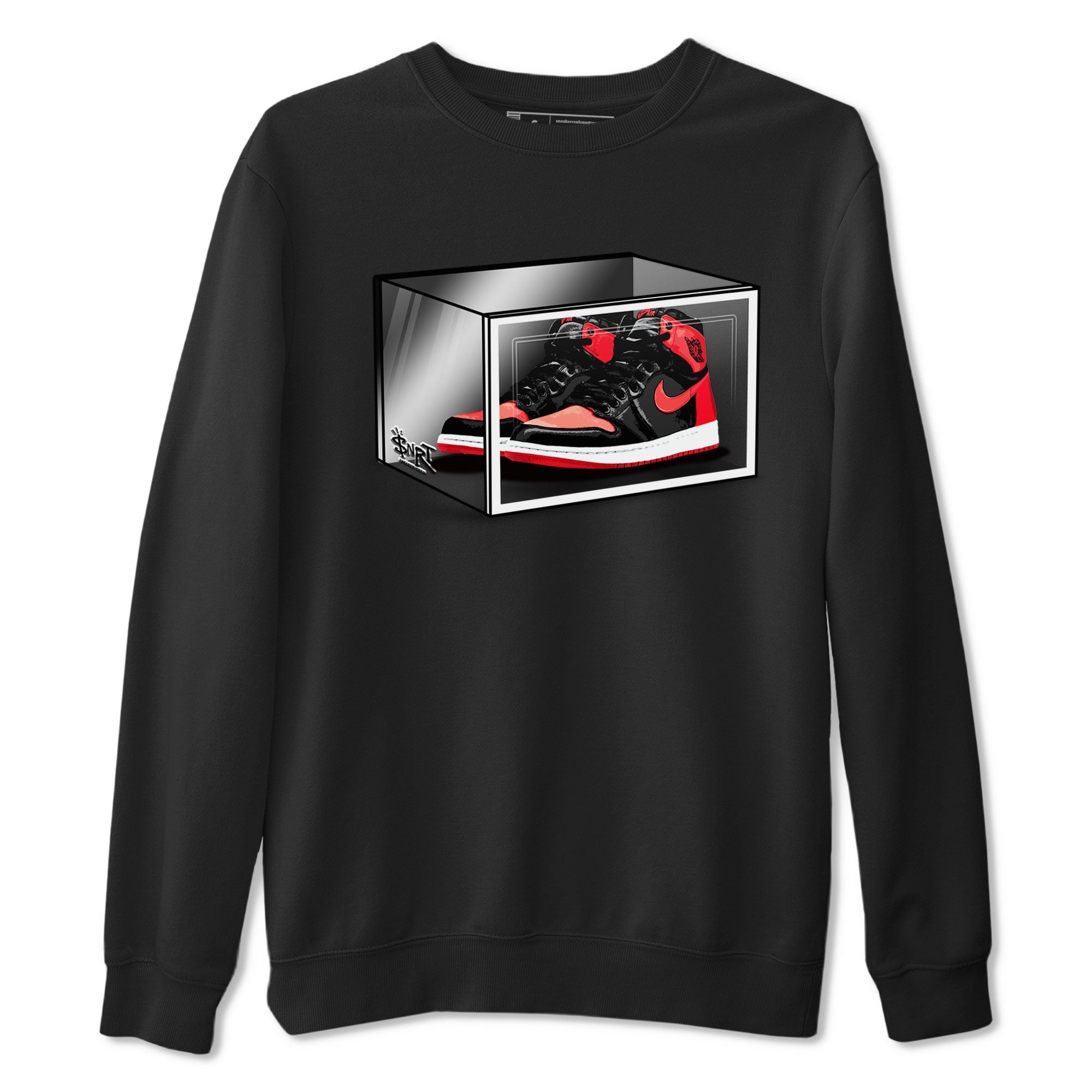 Shoe Box snkmatch Tee - Air Jordan 1 Satin Bred