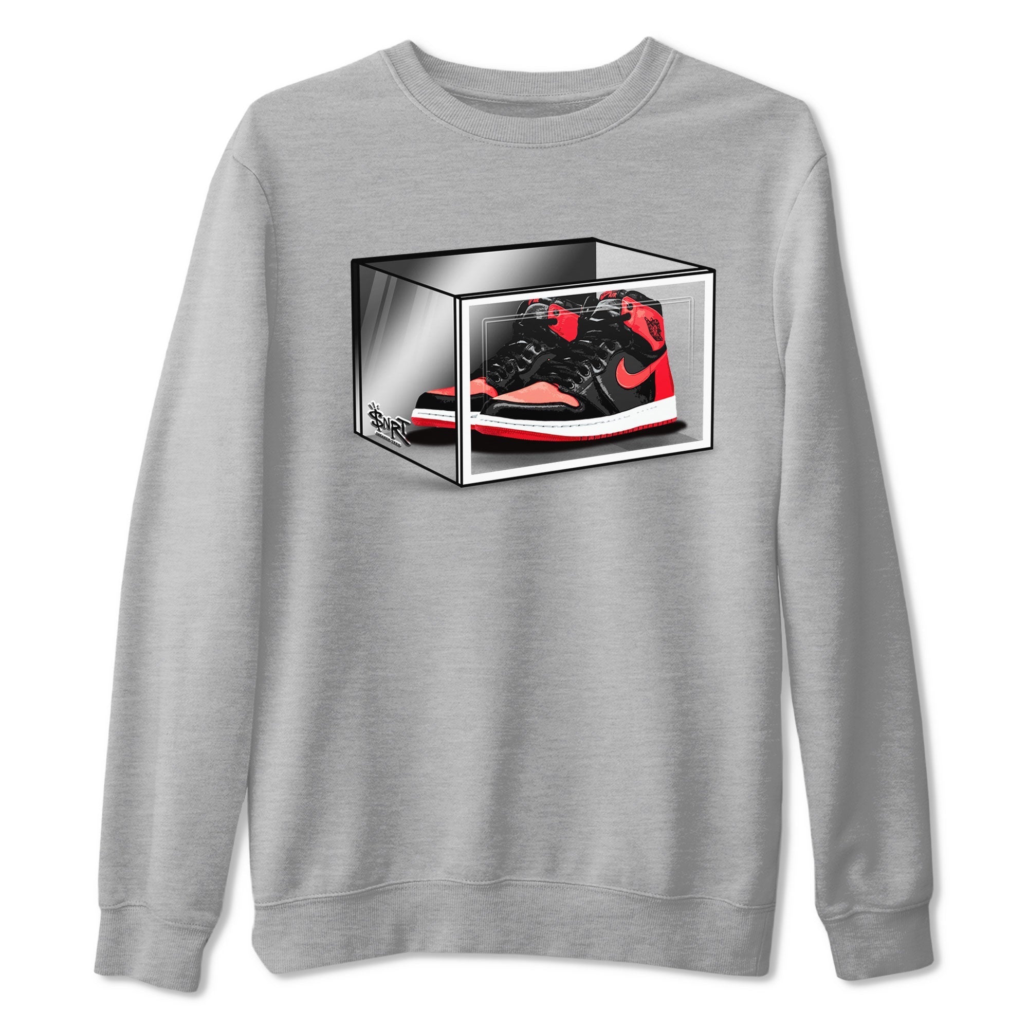 Shoe Box snkmatch Tee - Air Jordan 1 Satin Bred