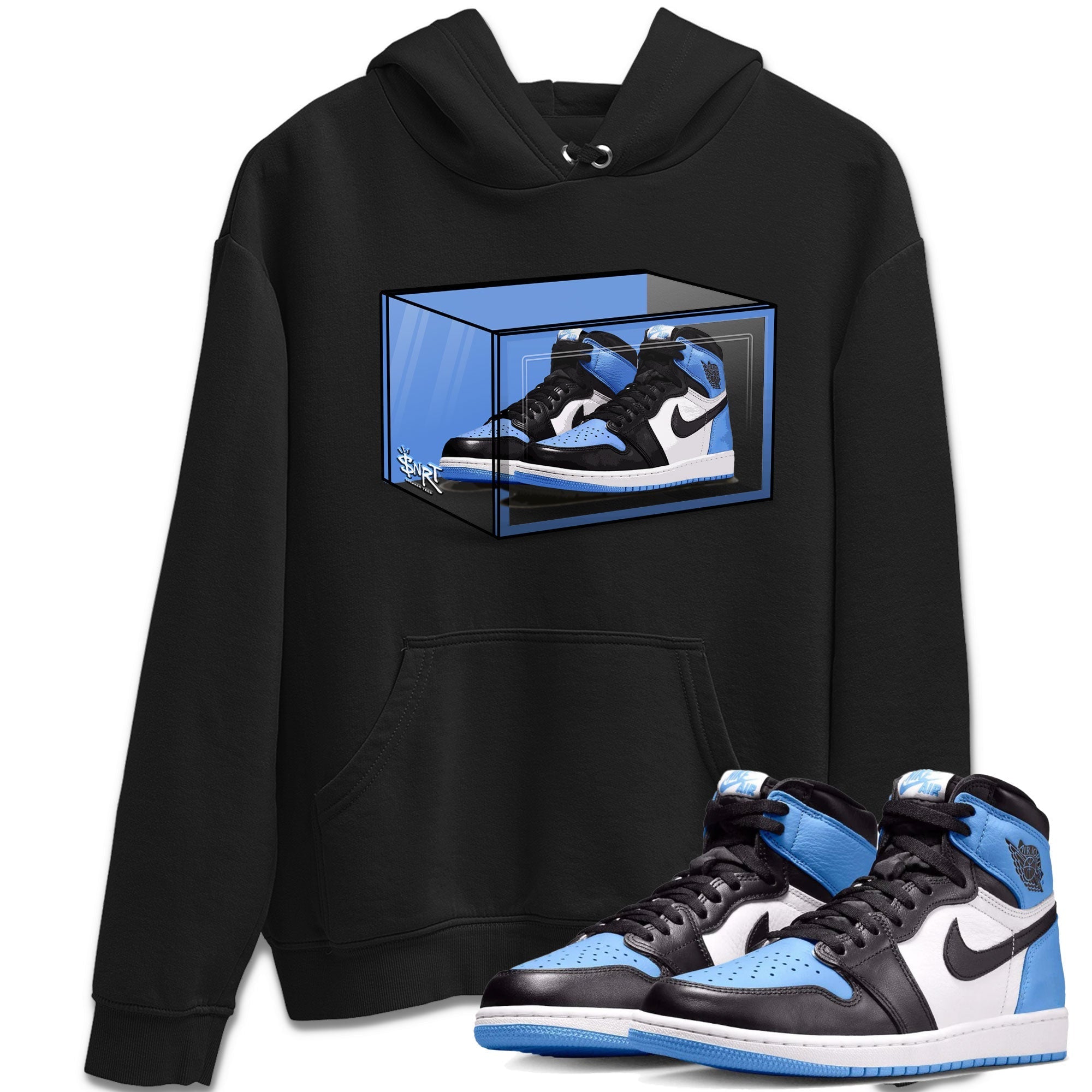 Shoe Box snkmatch Tee - Air Jordan 1 UNC Toe