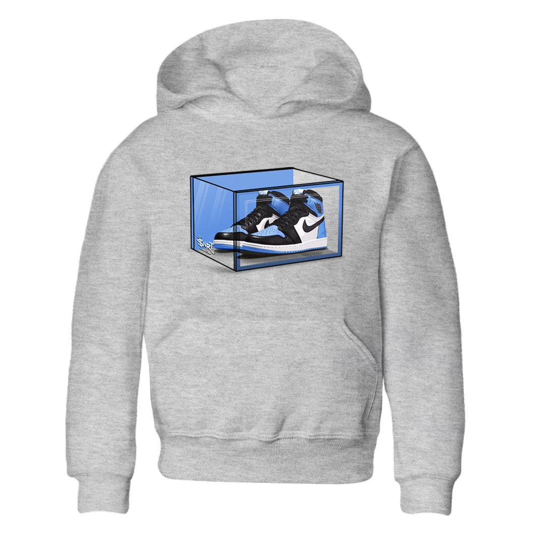 Shoe Box snkmatch Tee Kids - Air Jordan 1 UNC Toe