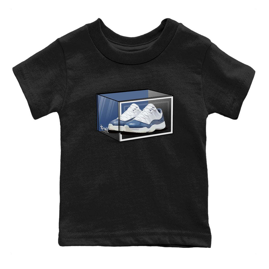 Shoe Box snkmatch Tees Kids - Air Jordan 11 Diffused Blue