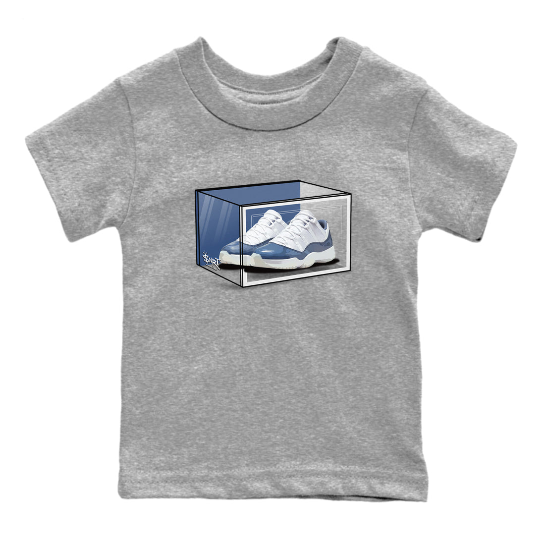 Shoe Box snkmatch Tees Kids - Air Jordan 11 Diffused Blue