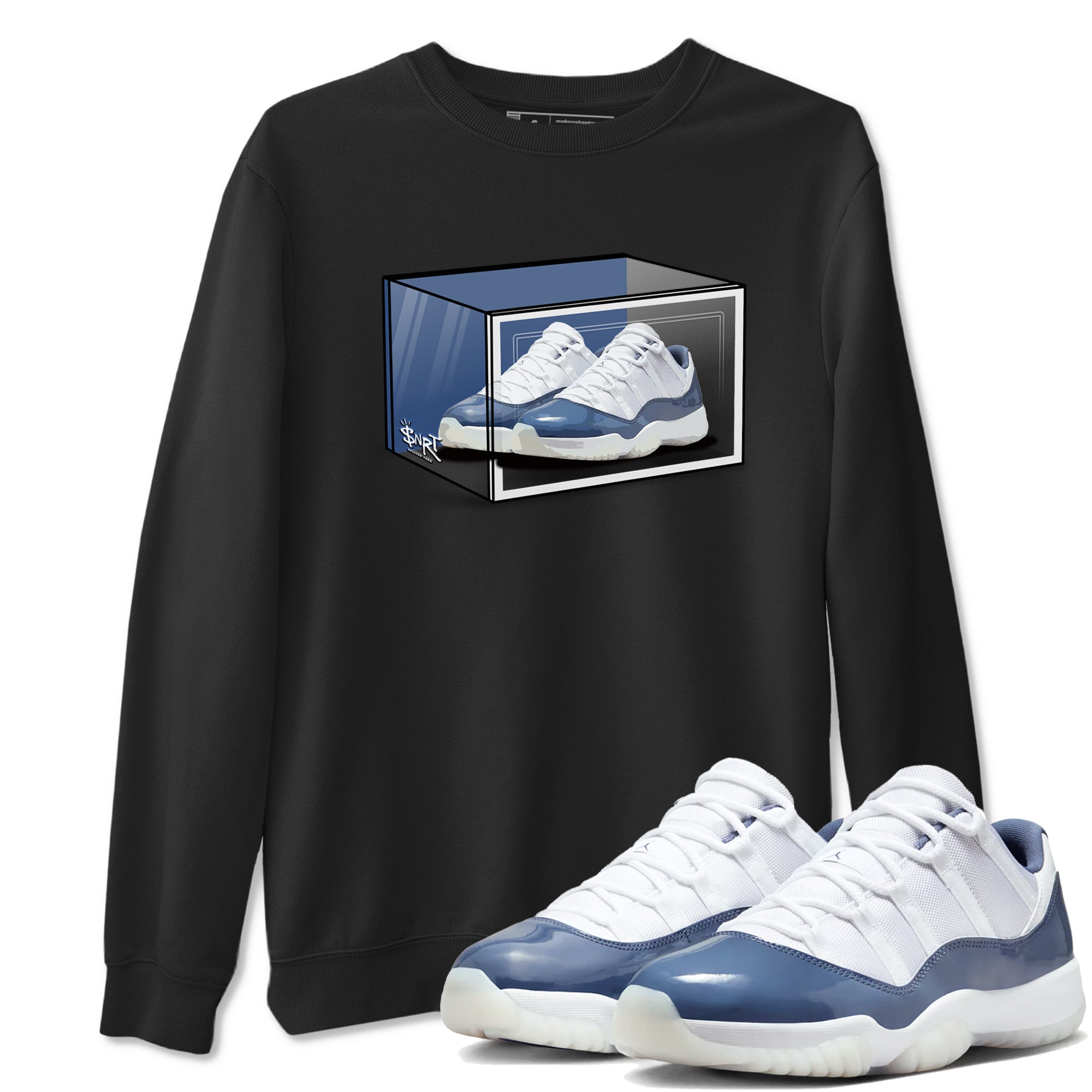 Shoe Box snkmatch Tees - Air Jordan 11 Diffused Blue