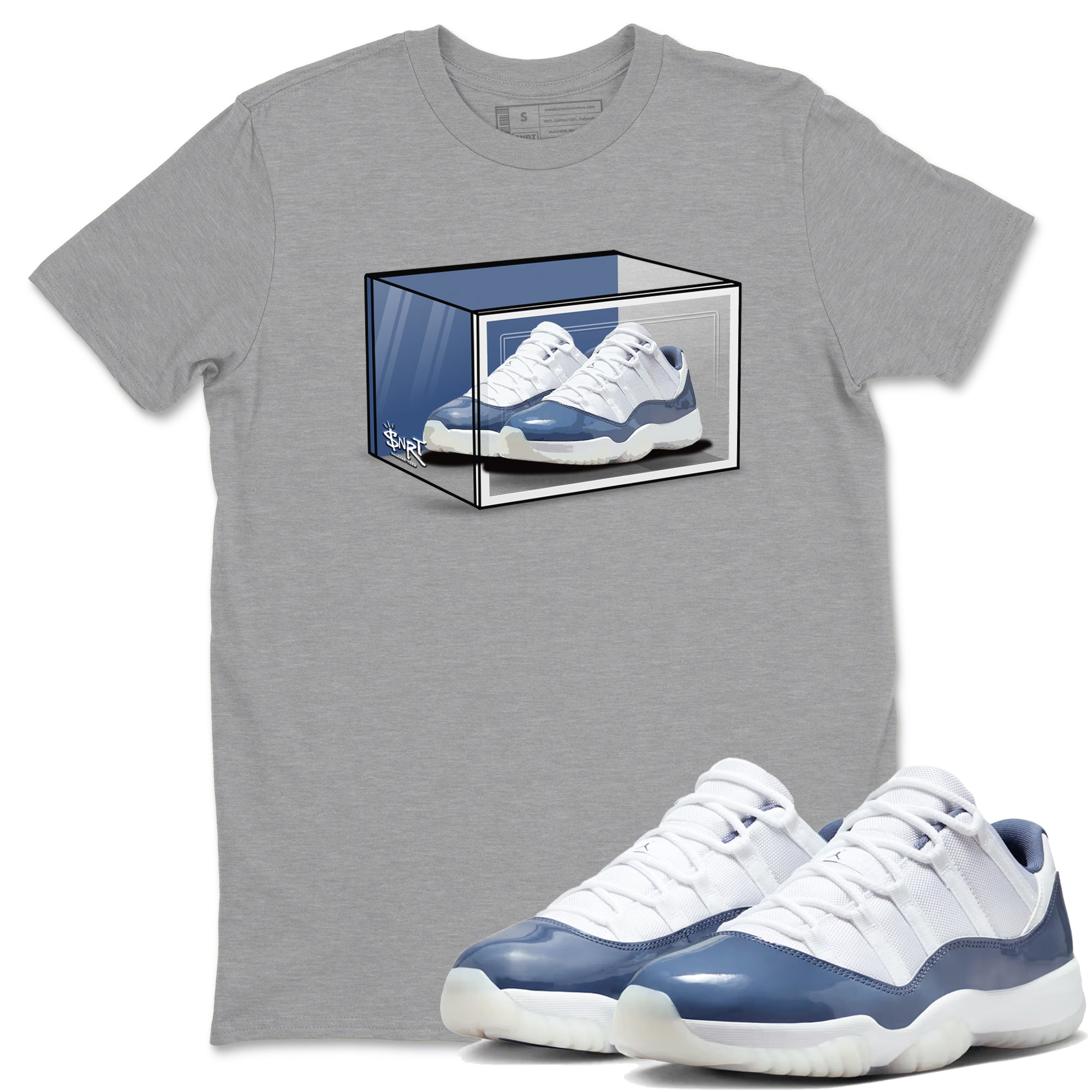 Shoe Box snkmatch Tees - Air Jordan 11 Diffused Blue