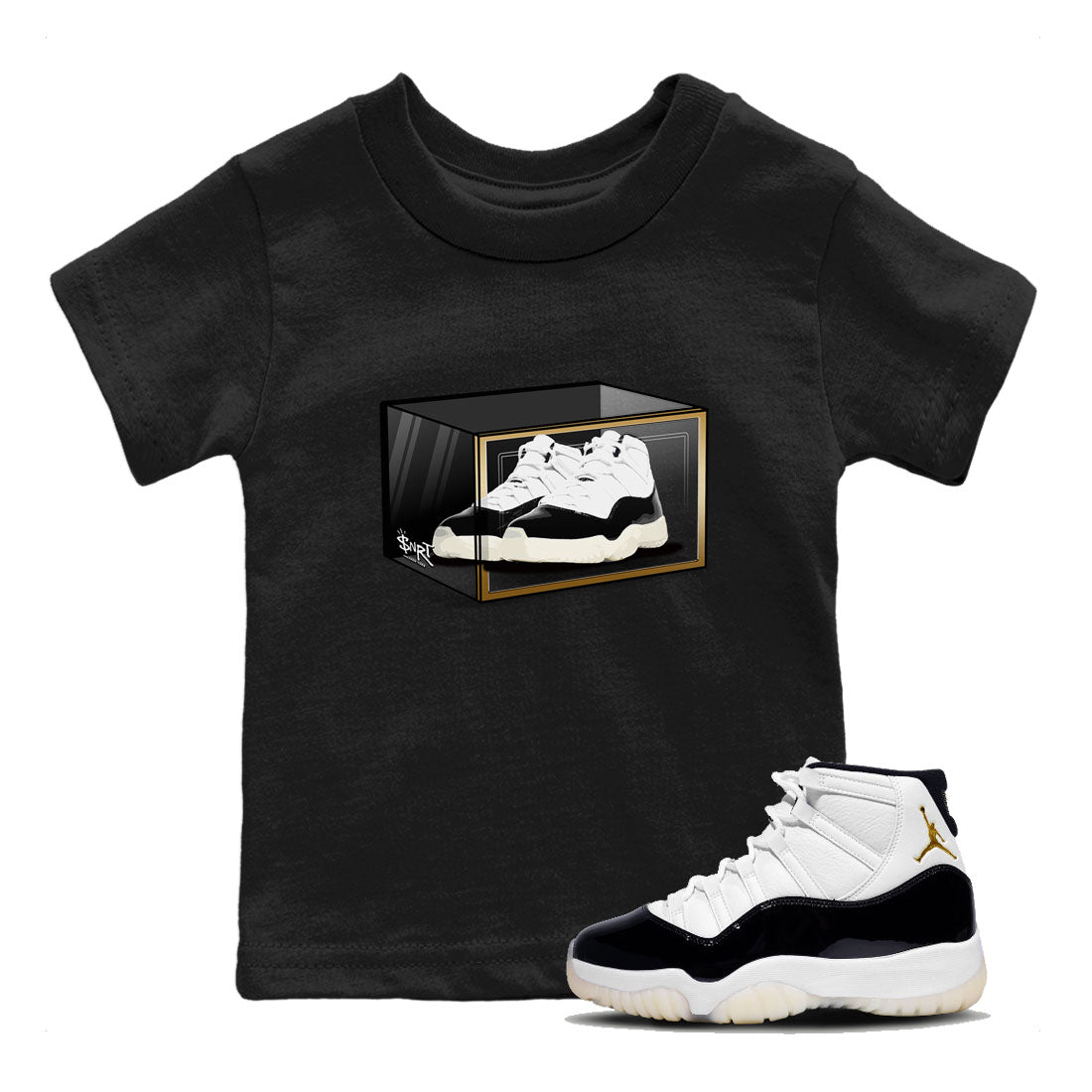 Shoe Box snkmatch Tee Kids - Air Jordan 11 Gratitude
