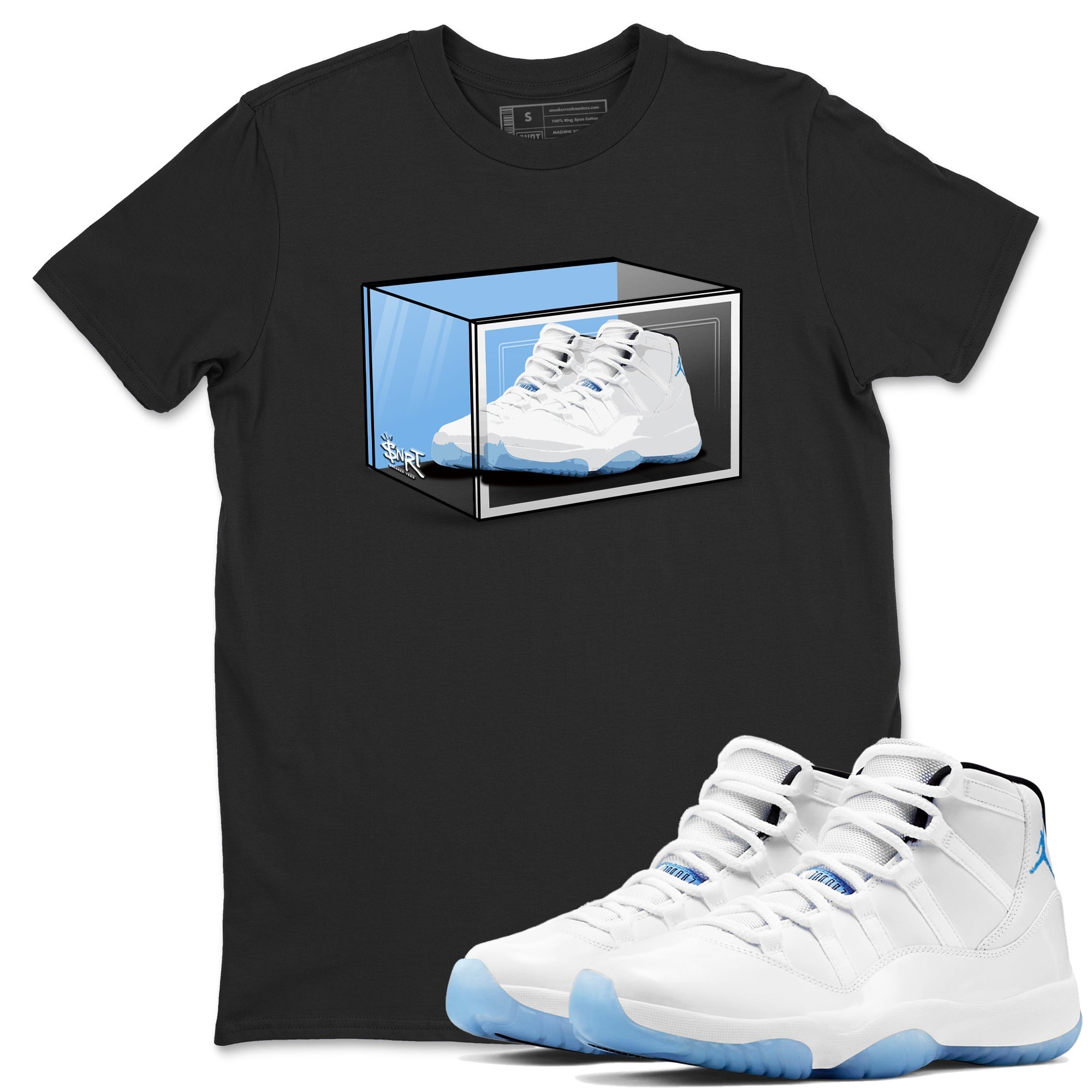 Shoe Box snkmatch Tees - Air Jordan 11 Legend Blue