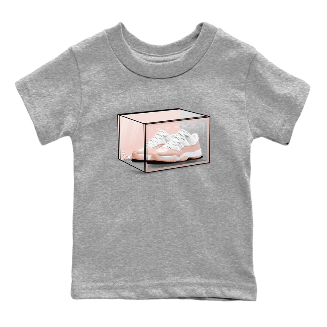 Shoe Box snkmatch Tees Kids - Air Jordan 11 Legend Pink