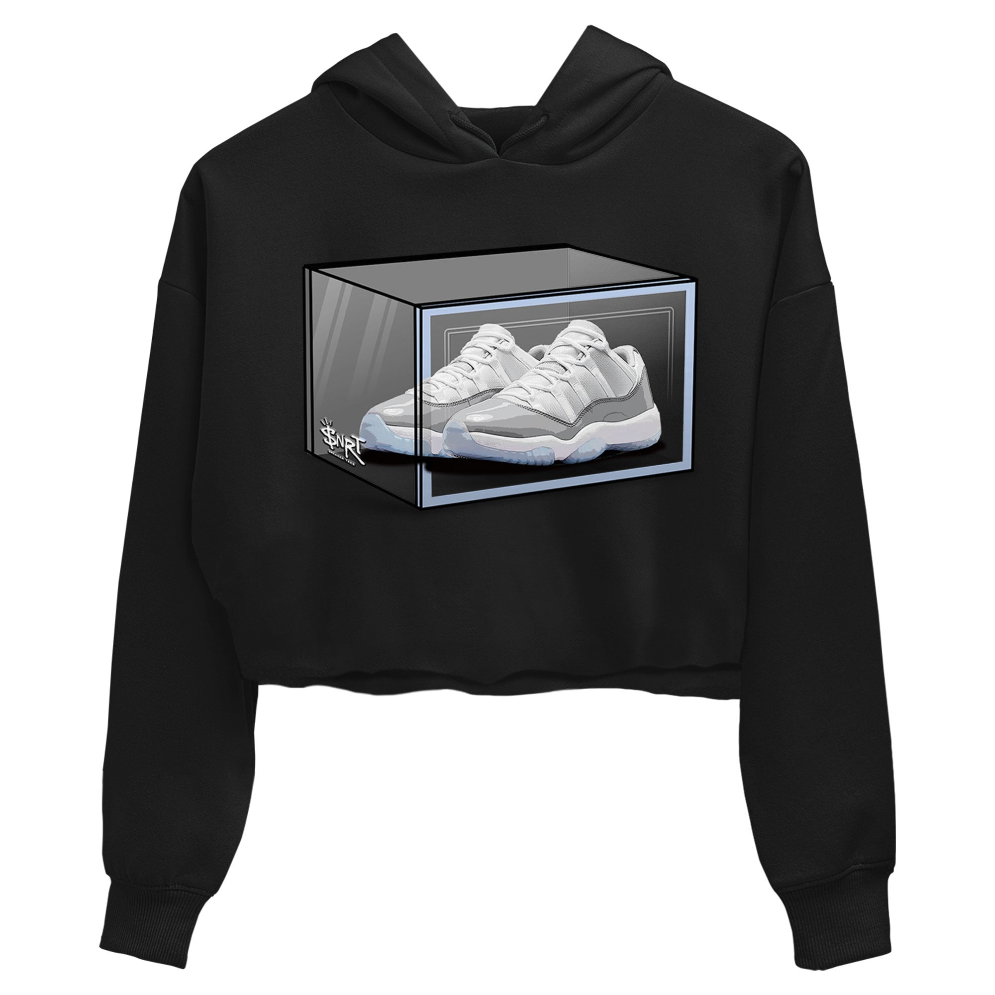 Shoe Box snkmatch Women's Top - Air Jordan 11 White Cement