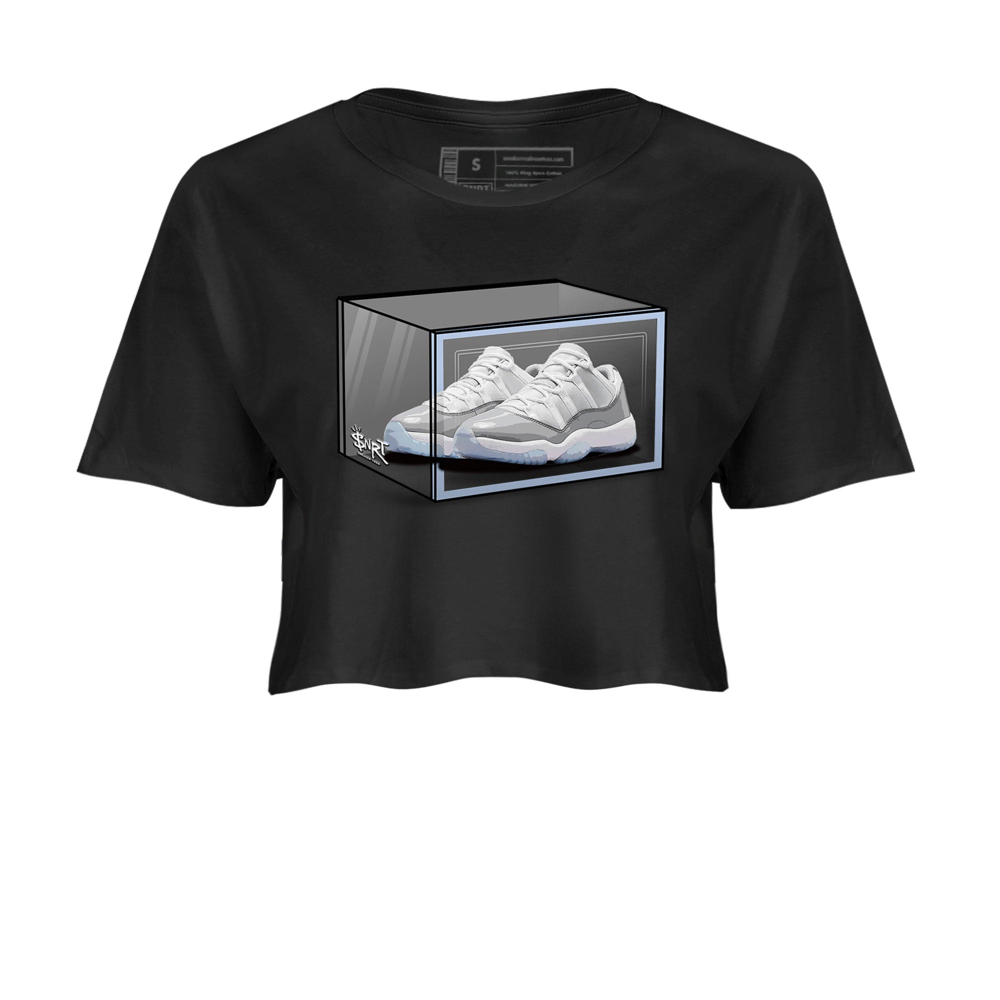 Shoe Box snkmatch Women's Top - Air Jordan 11 White Cement
