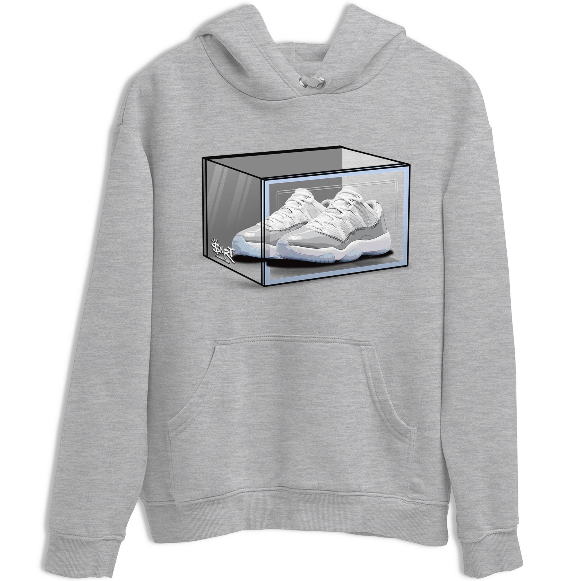 Shoe Box snkmatch Tee - Air Jordan 11 White Cement
