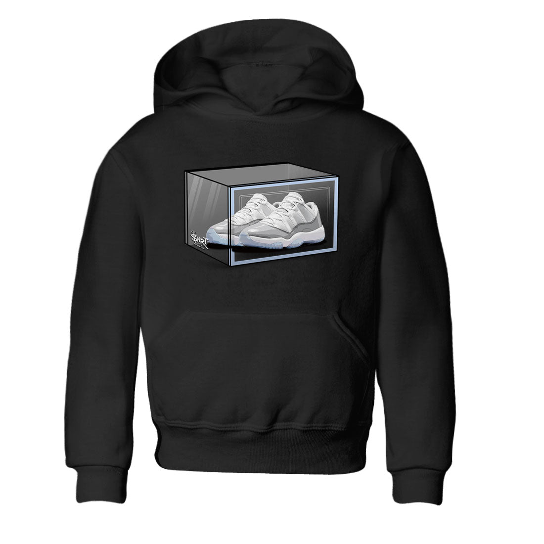 Shoe Box snkmatch Tee Kids - Air Jordan 11 White Cement