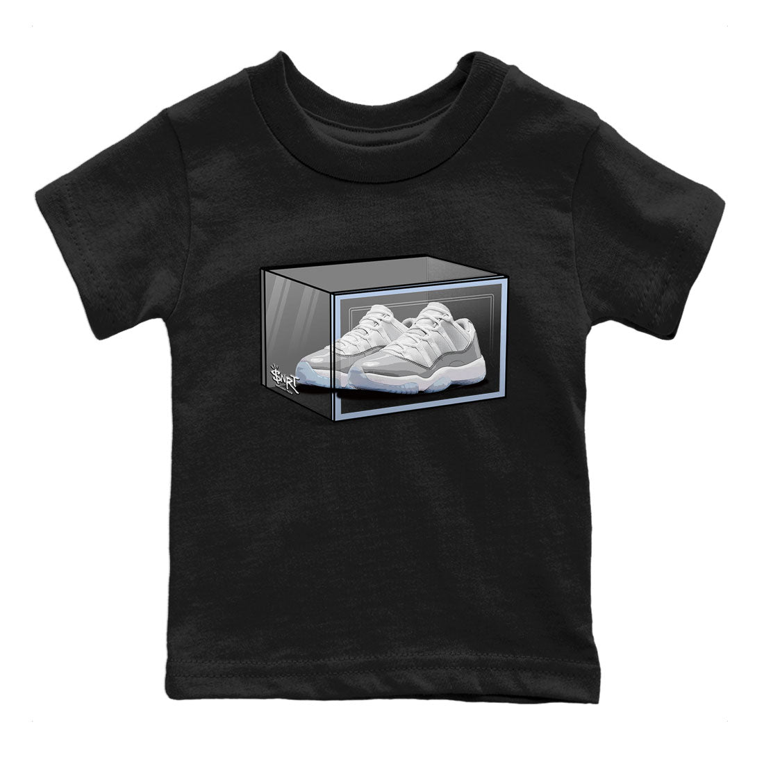 Shoe Box snkmatch Tee Kids - Air Jordan 11 White Cement