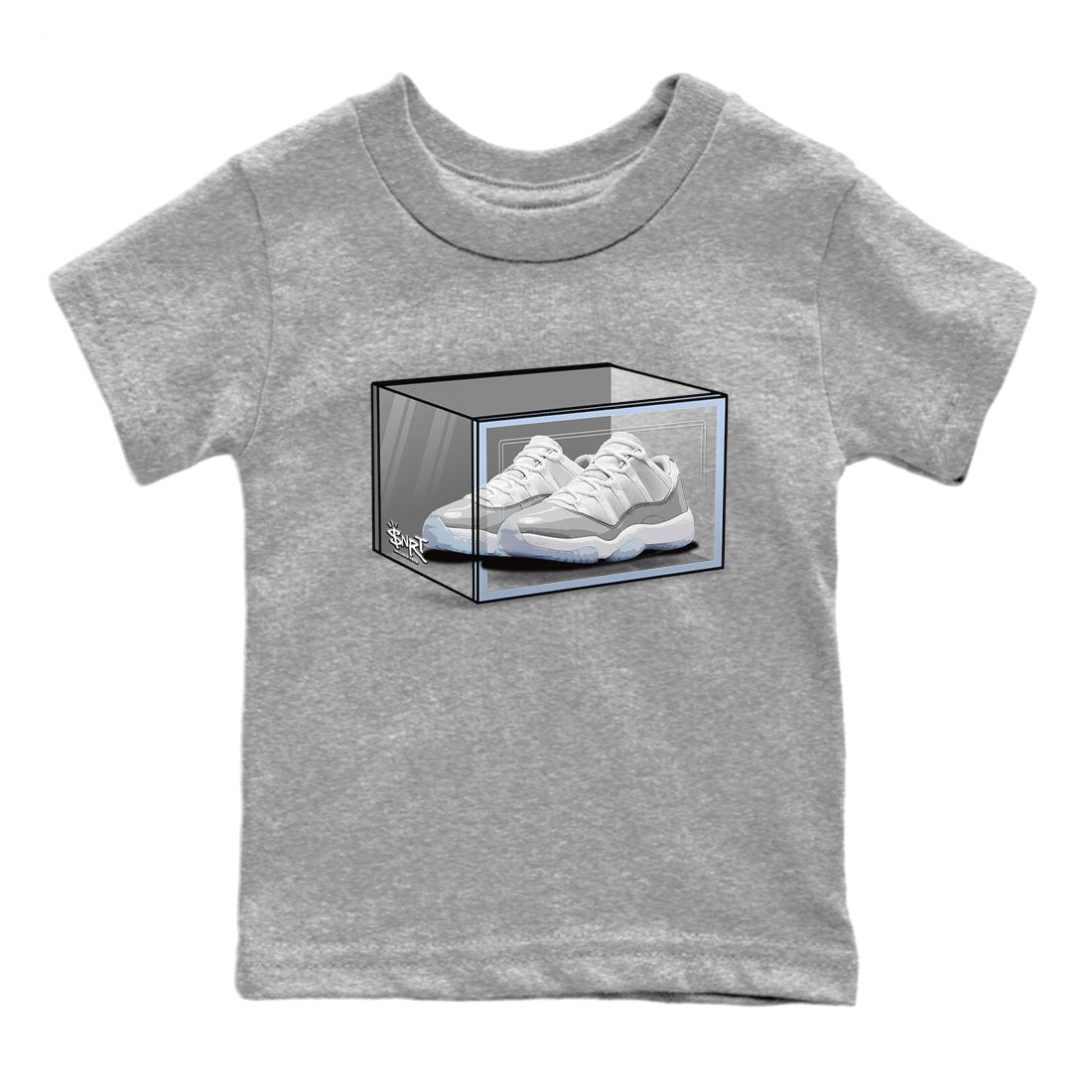 Shoe Box snkmatch Tee Kids - Air Jordan 11 White Cement