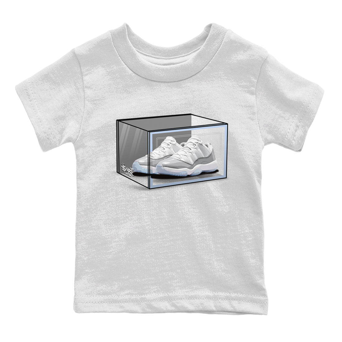 Shoe Box snkmatch Tee Kids - Air Jordan 11 White Cement