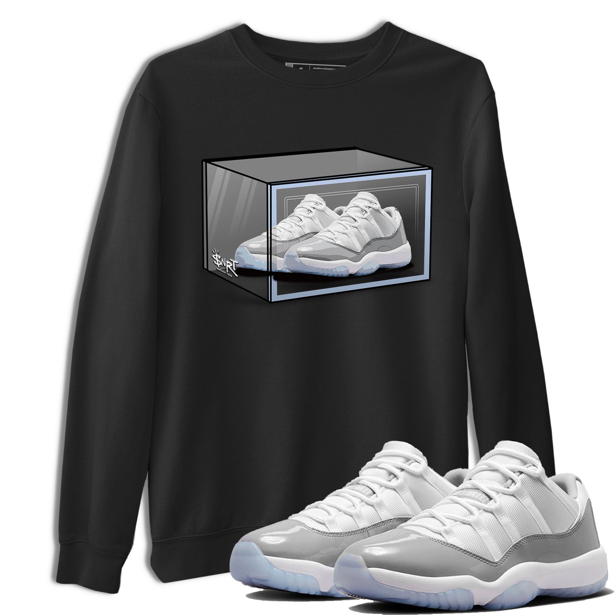 Shoe Box snkmatch Tee - Air Jordan 11 White Cement