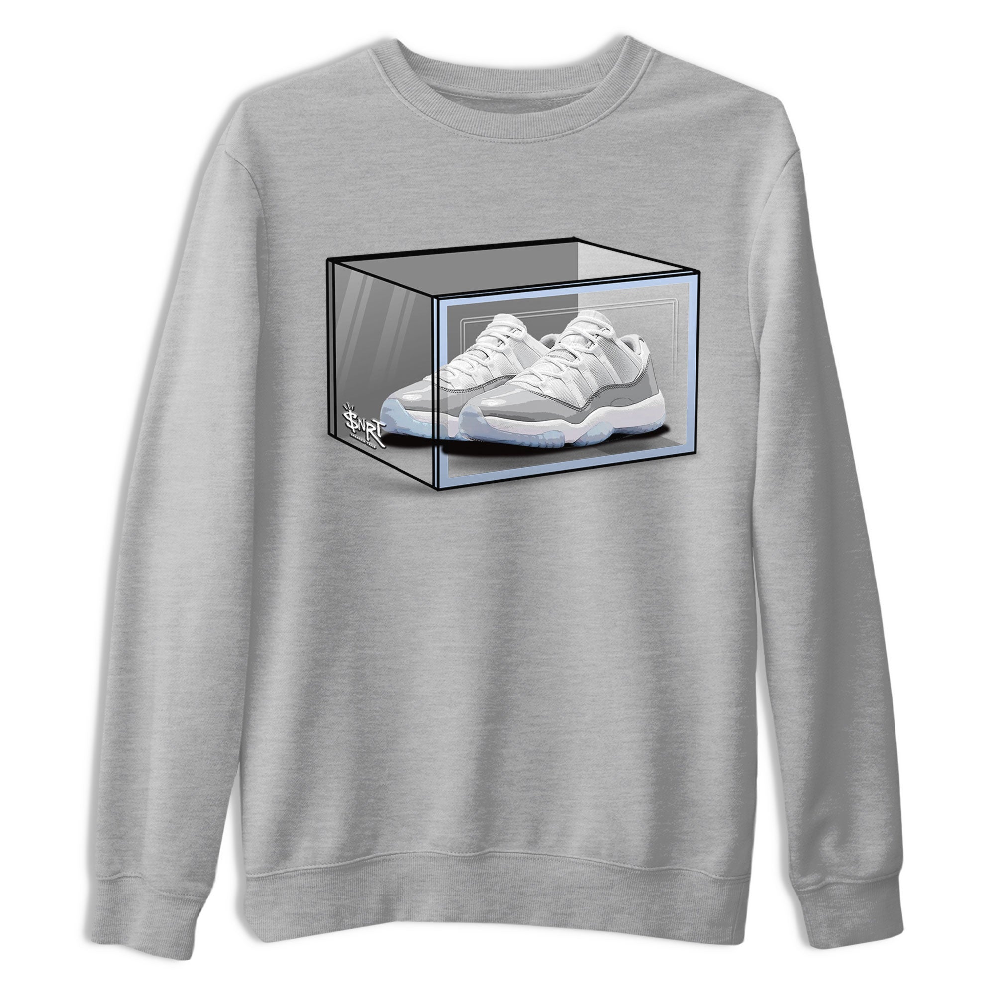 Shoe Box snkmatch Tee - Air Jordan 11 White Cement